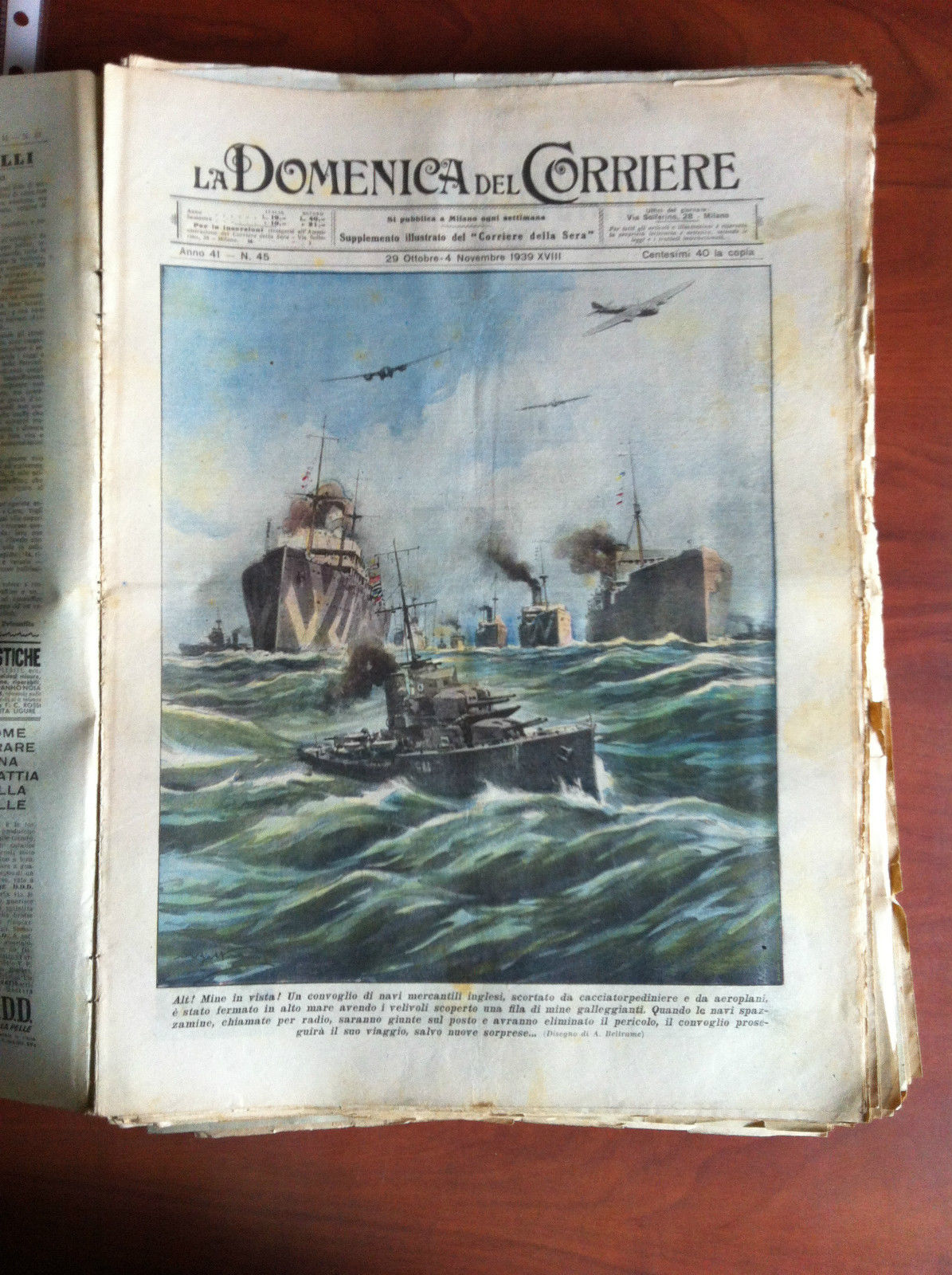 La Domenica del Corriere Anno 41 n^ 45 / 29 …