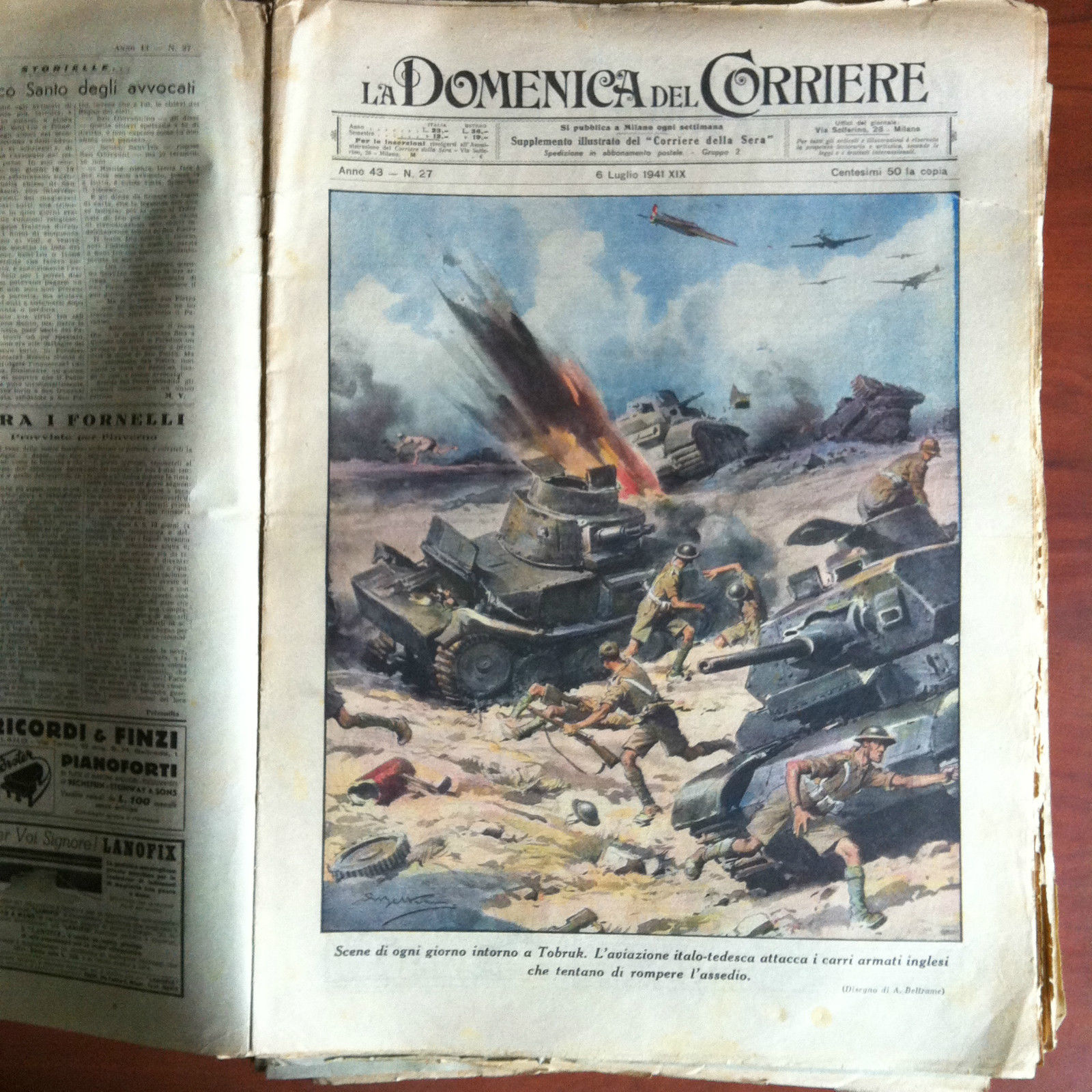 La Domenica del Corriere Anno 43 n^ 27 / 6 …