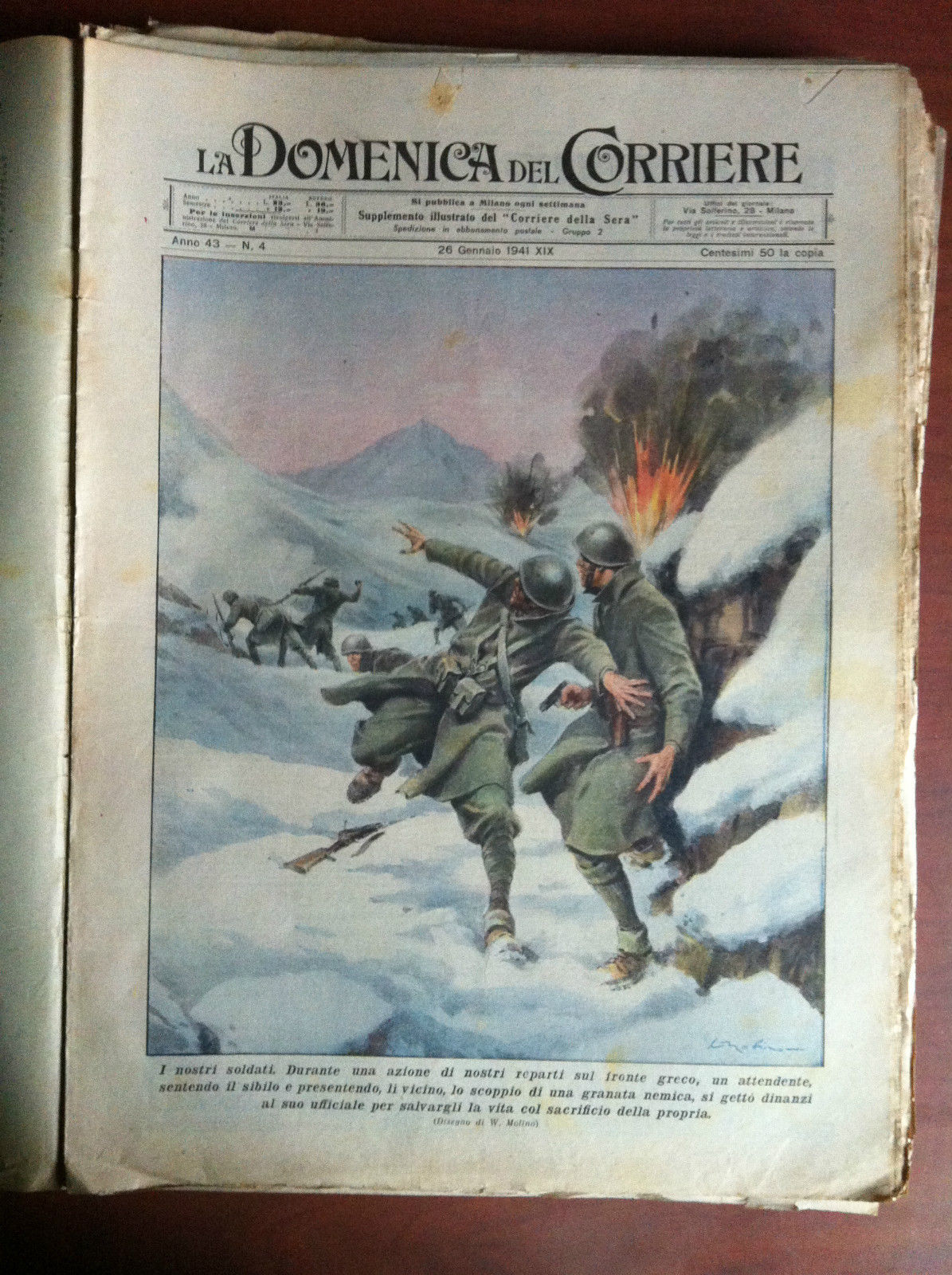 La Domenica del Corriere Anno 43 n^ 4 / 26 …