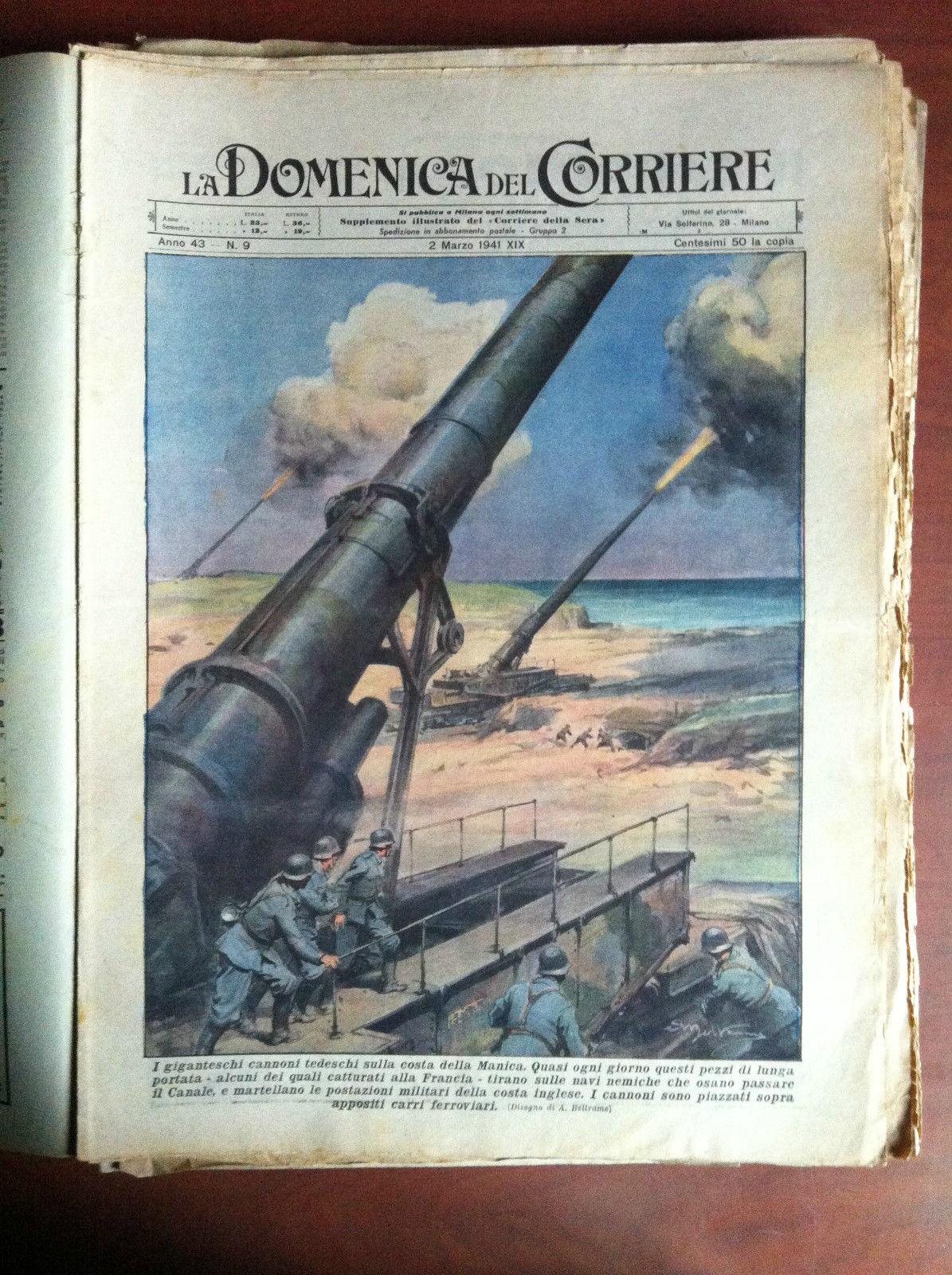 La Domenica del Corriere Anno 43 n^ 9 / 2 …