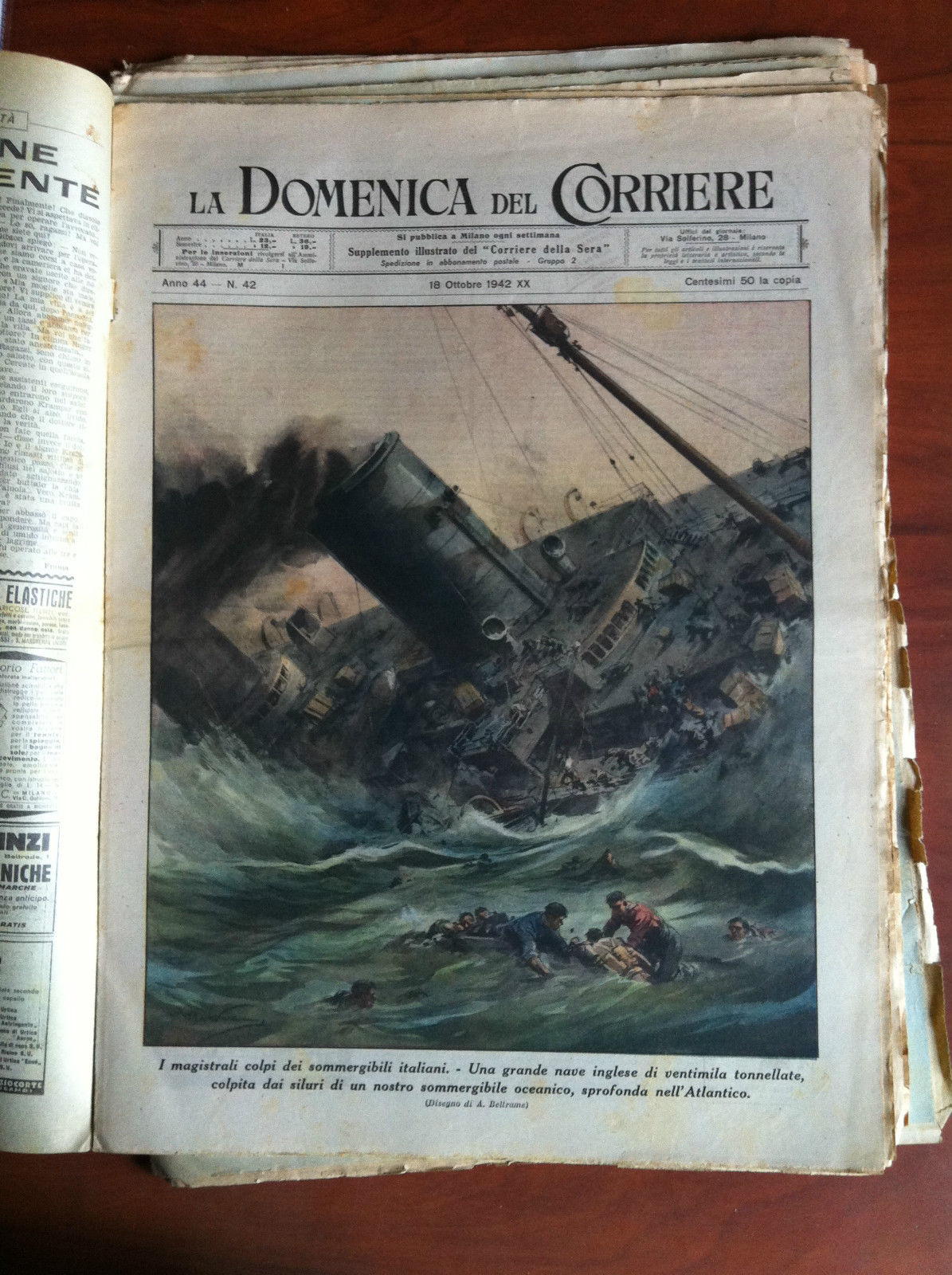 La Domenica del Corriere Anno 44 n^ 42 / 18 …