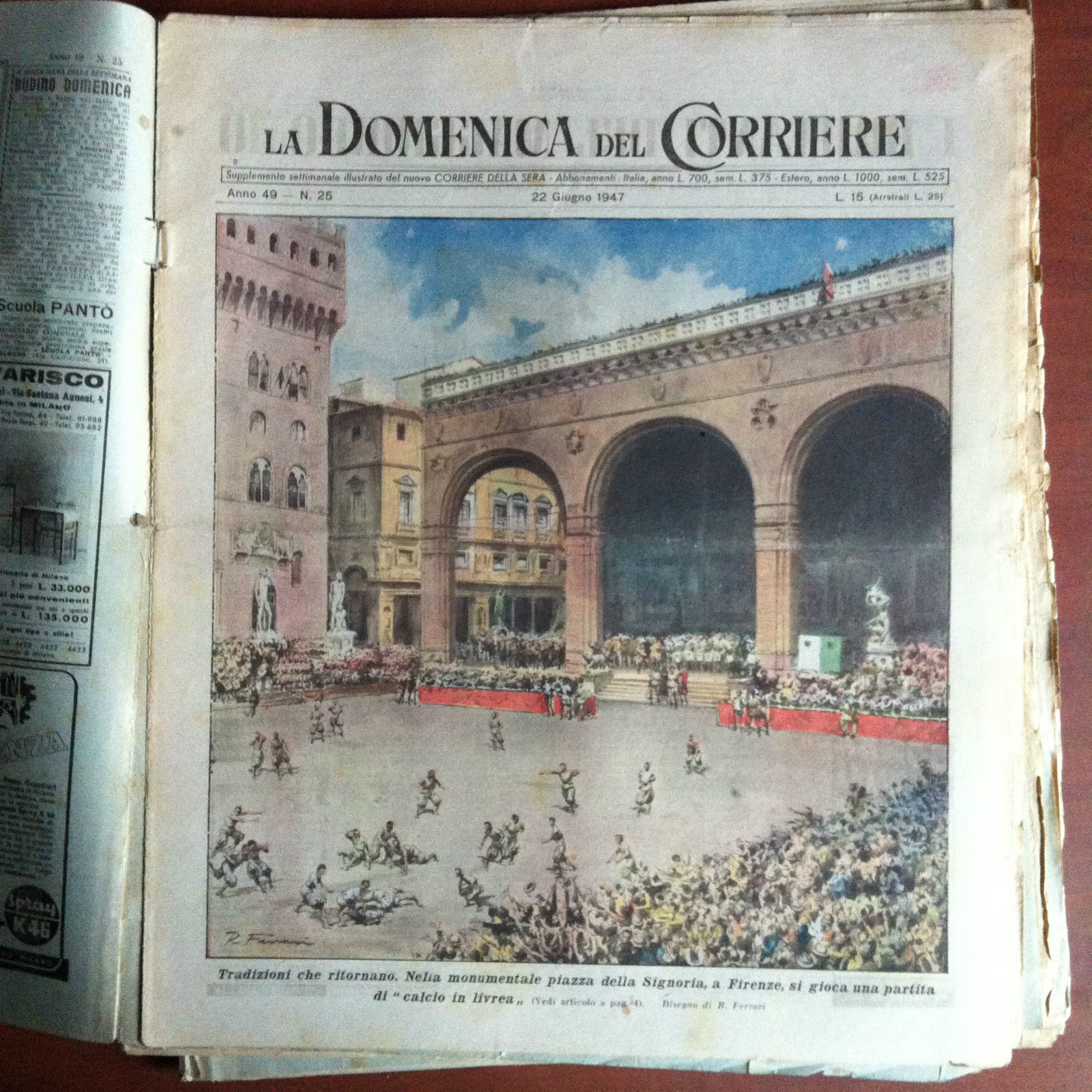 La Domenica del Corriere Anno 49 n^ 25 / 22 …