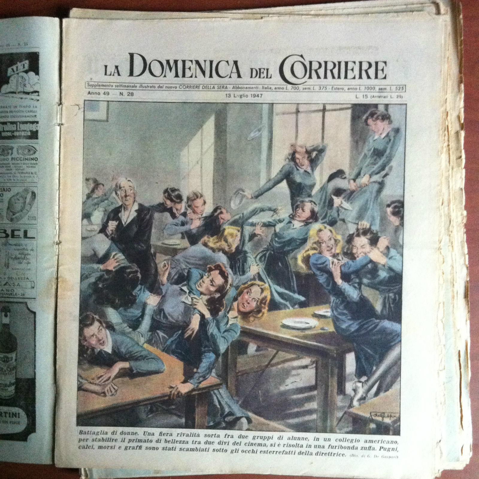 La Domenica del Corriere Anno 49 n^ 28 / 13Luglio …