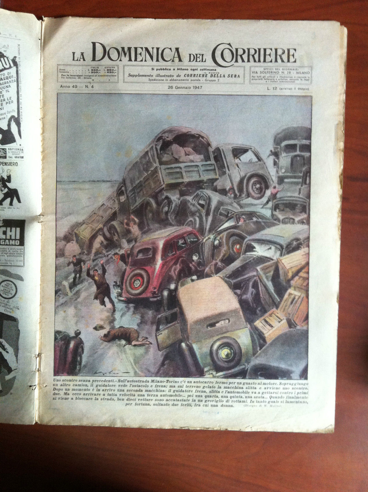 La Domenica del Corriere Anno 49 n^ 4 / 26Gennaio …