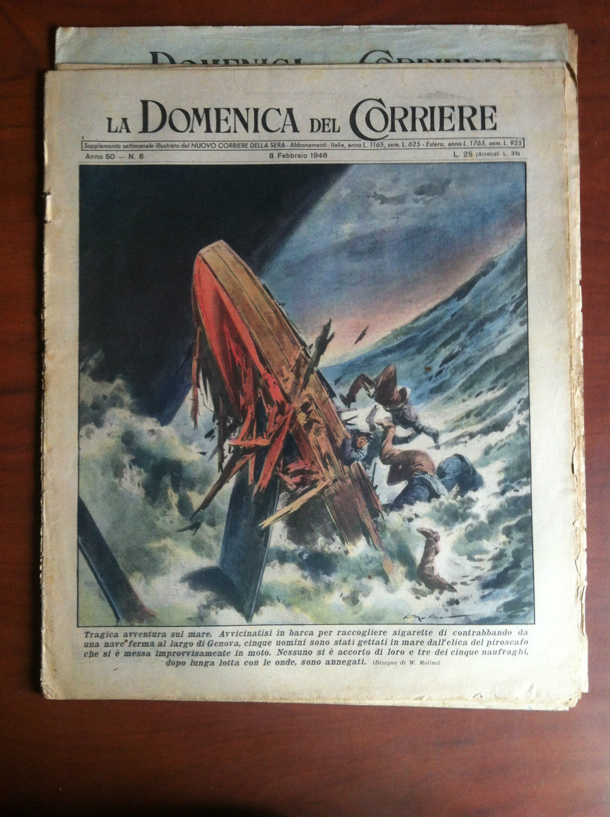La Domenica del Corriere Anno 50 n^ 6 - 8 …