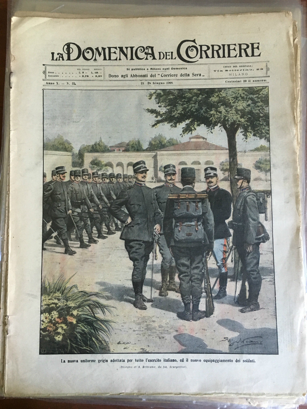 La Domenica del Corriere Anno X n^ 25 - 21/28 …