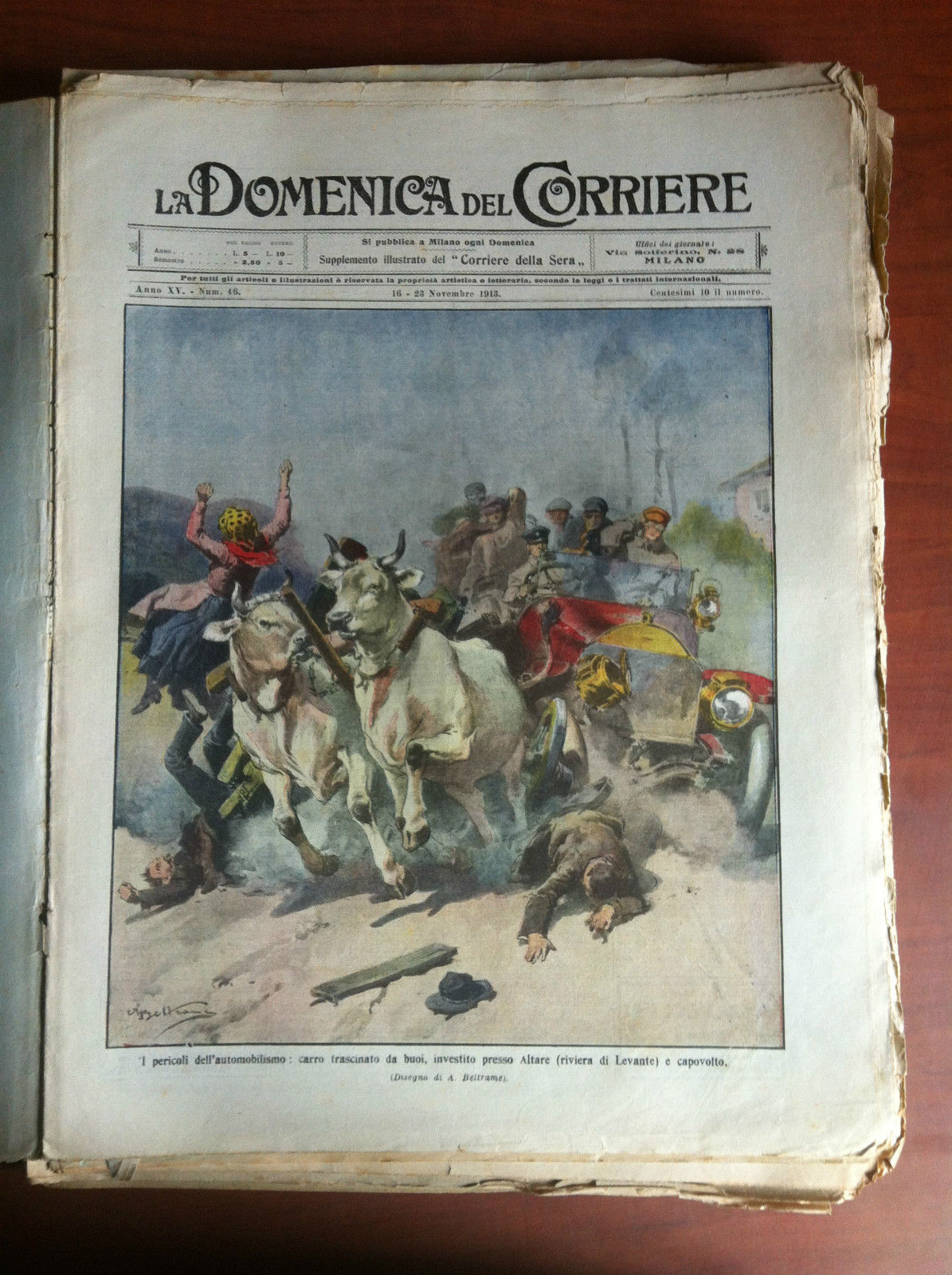 La Domenica del Corriere Anno XV n^ 46 - 16/23 …
