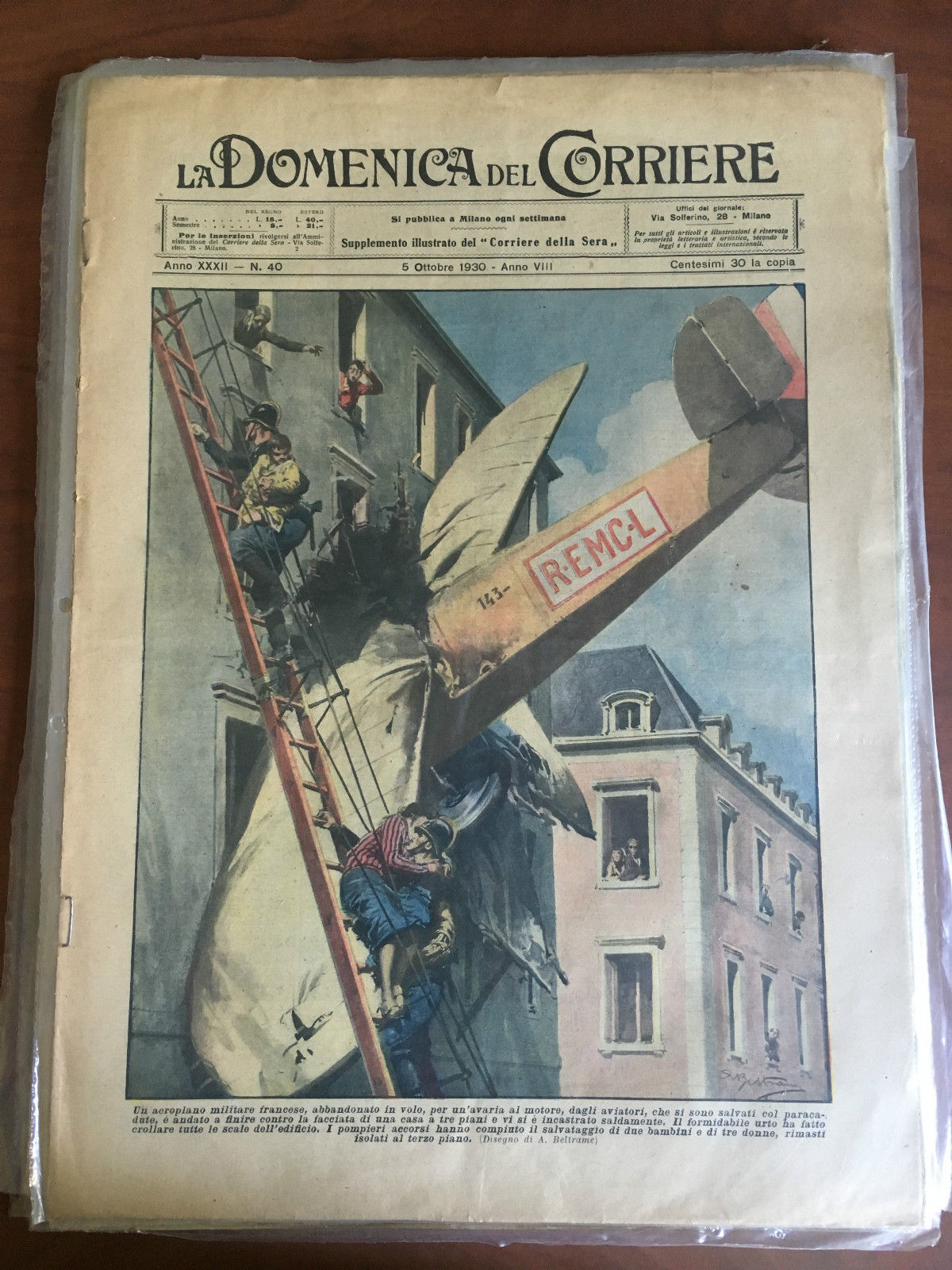 La Domenica del Corriere Anno XXXII n^ 40 - 5 …