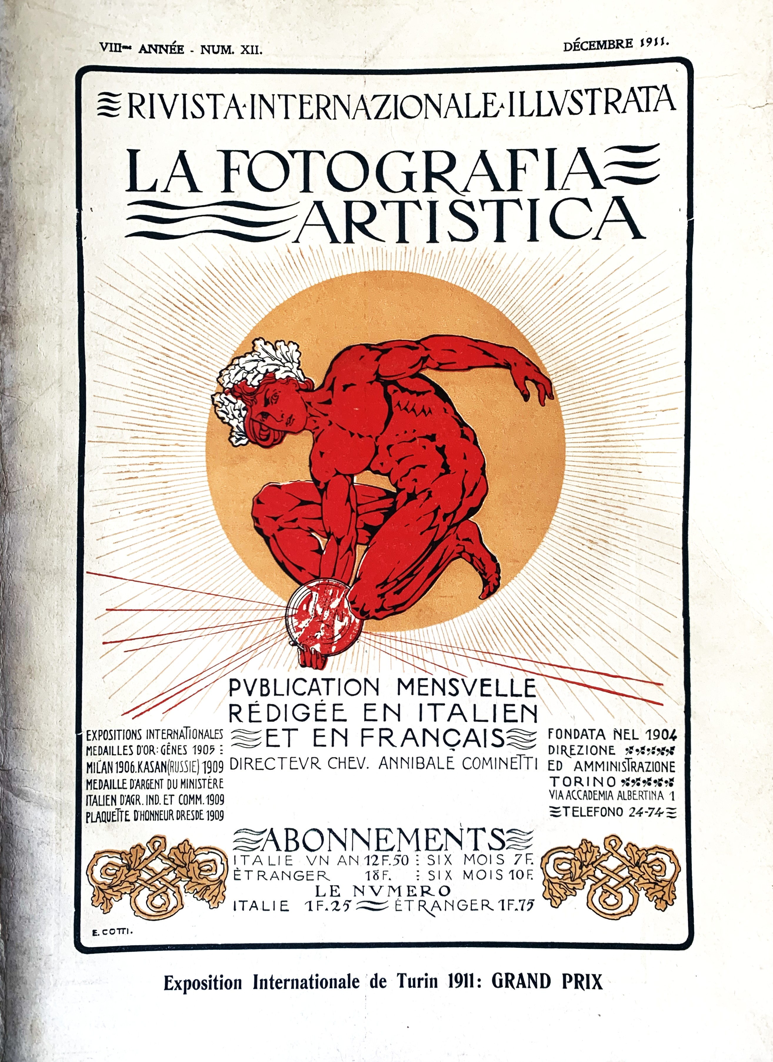 La Fotografia Artistica. Rivista Internazionale Illustrata, Anno VIII, Numero XII, …