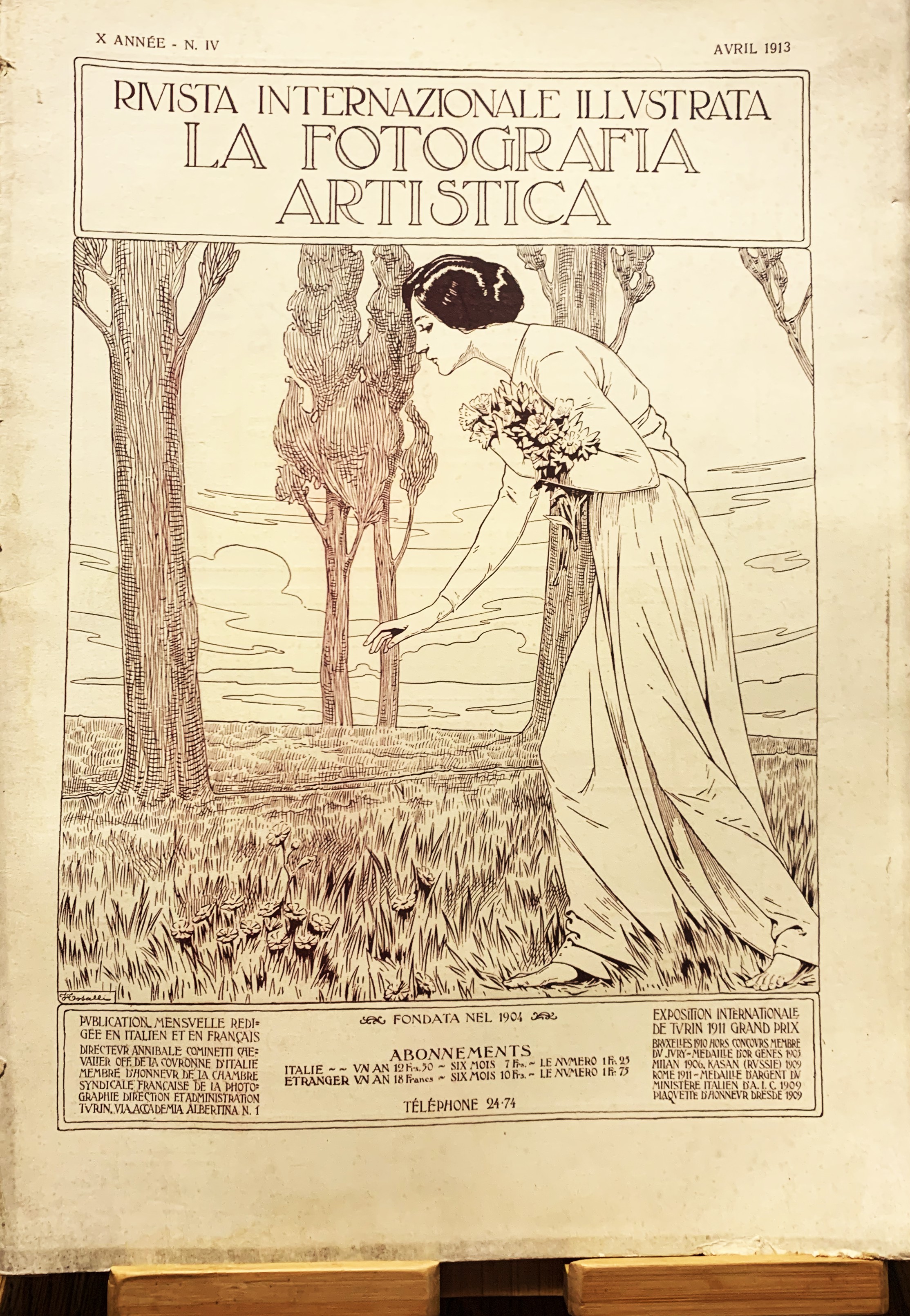 La Fotografia Artistica. Rivista Internazionale Illustrata, Anno X, Numero IV, …
