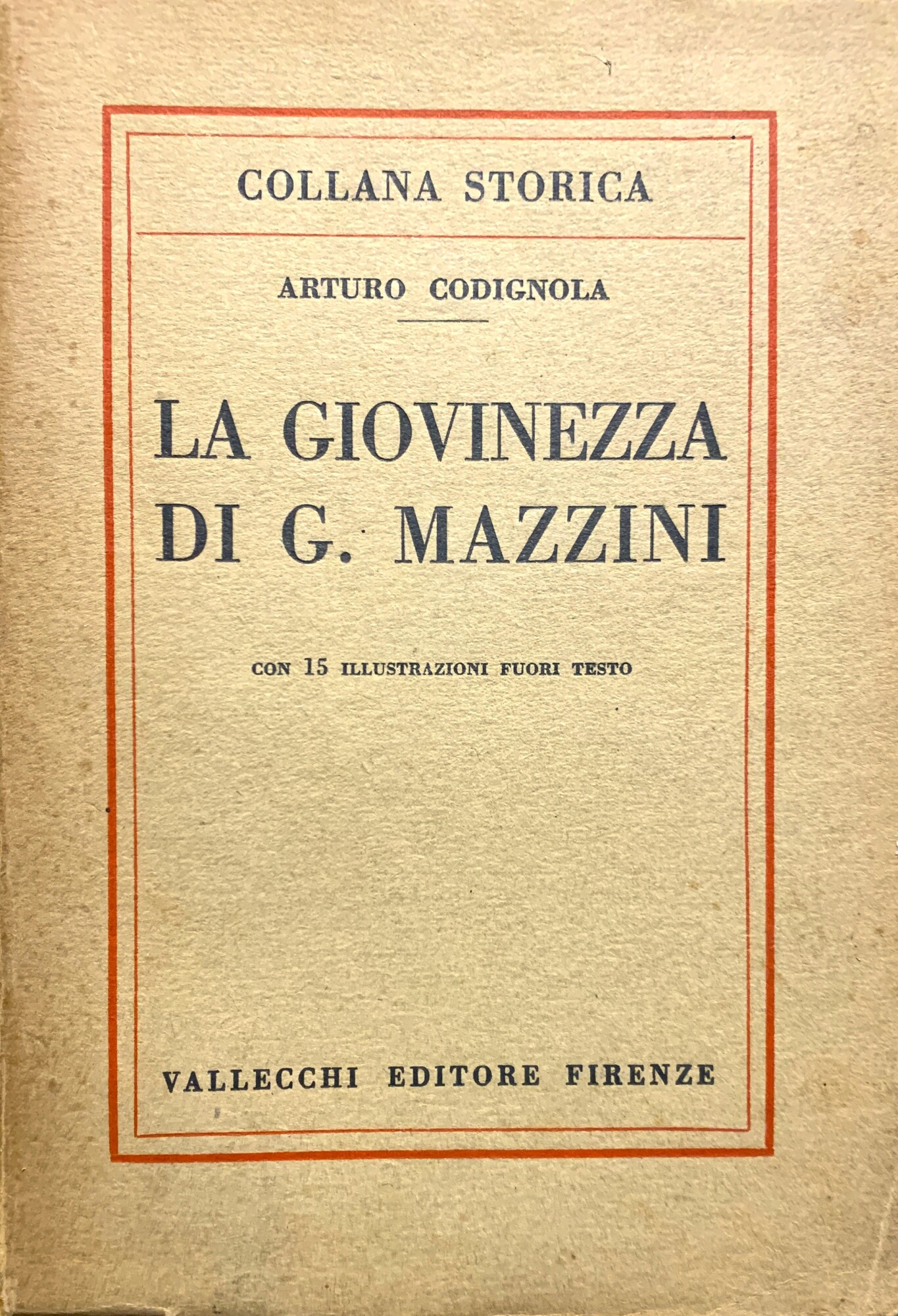 La giovinezza di G. Mazzini