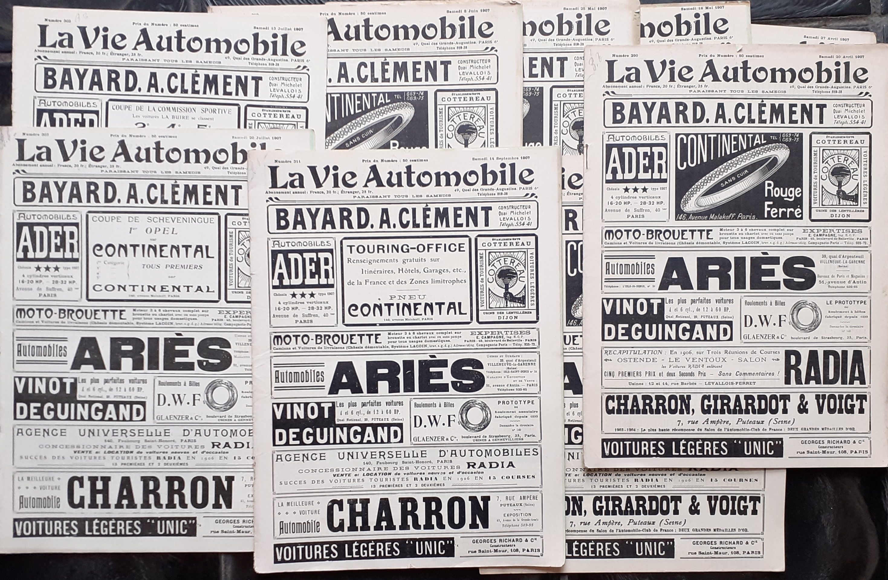 La Vie Automobile - rivista settimanale 10 numeri ano 7^ …