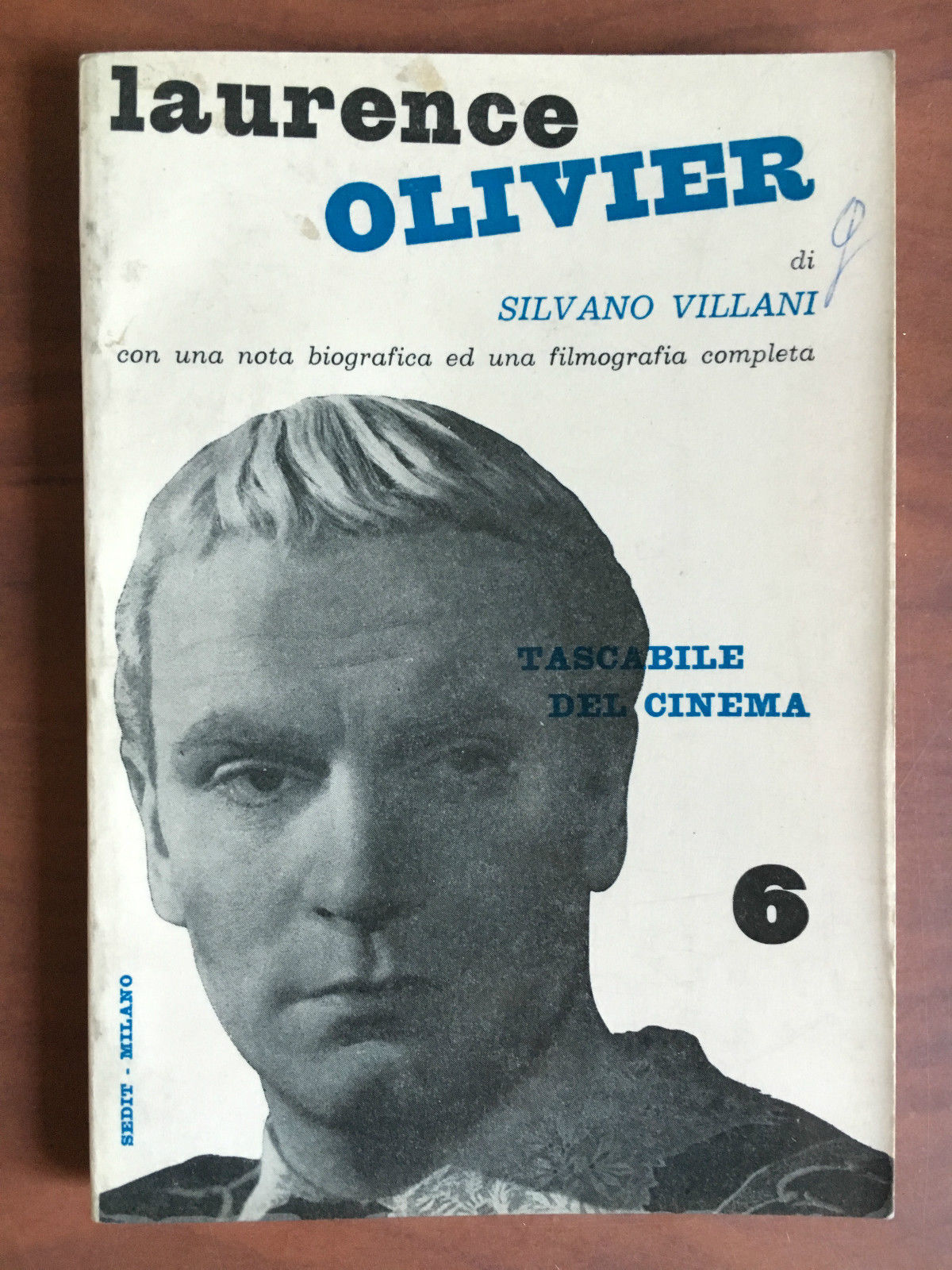 Laurence Olivier Silvano Villani Tascabile del cinema 6 Sedit 1955 …