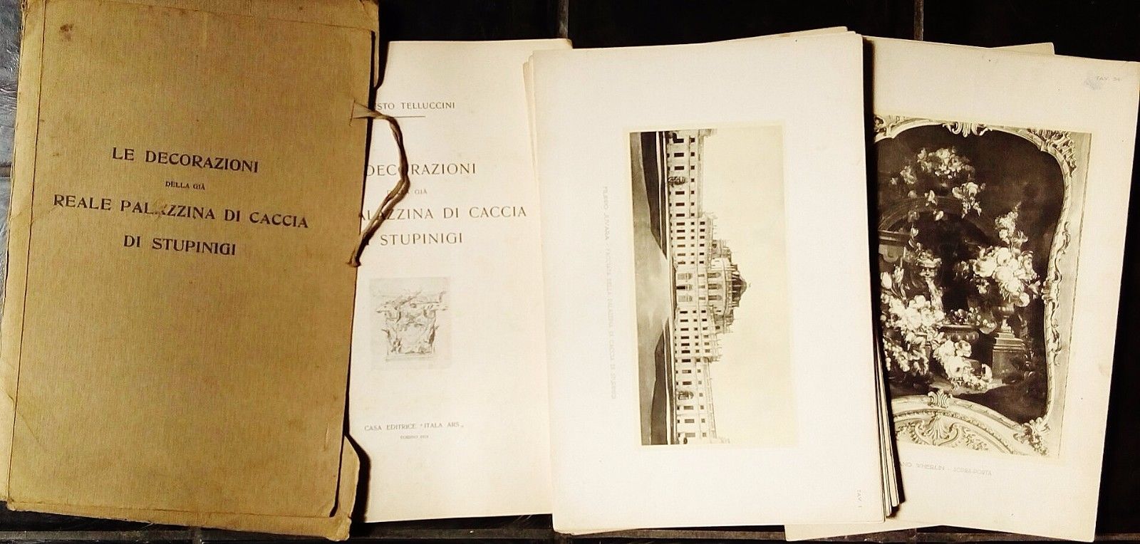 Le decorazioni Reali Palazzina di caccia di Stupinigi 1924