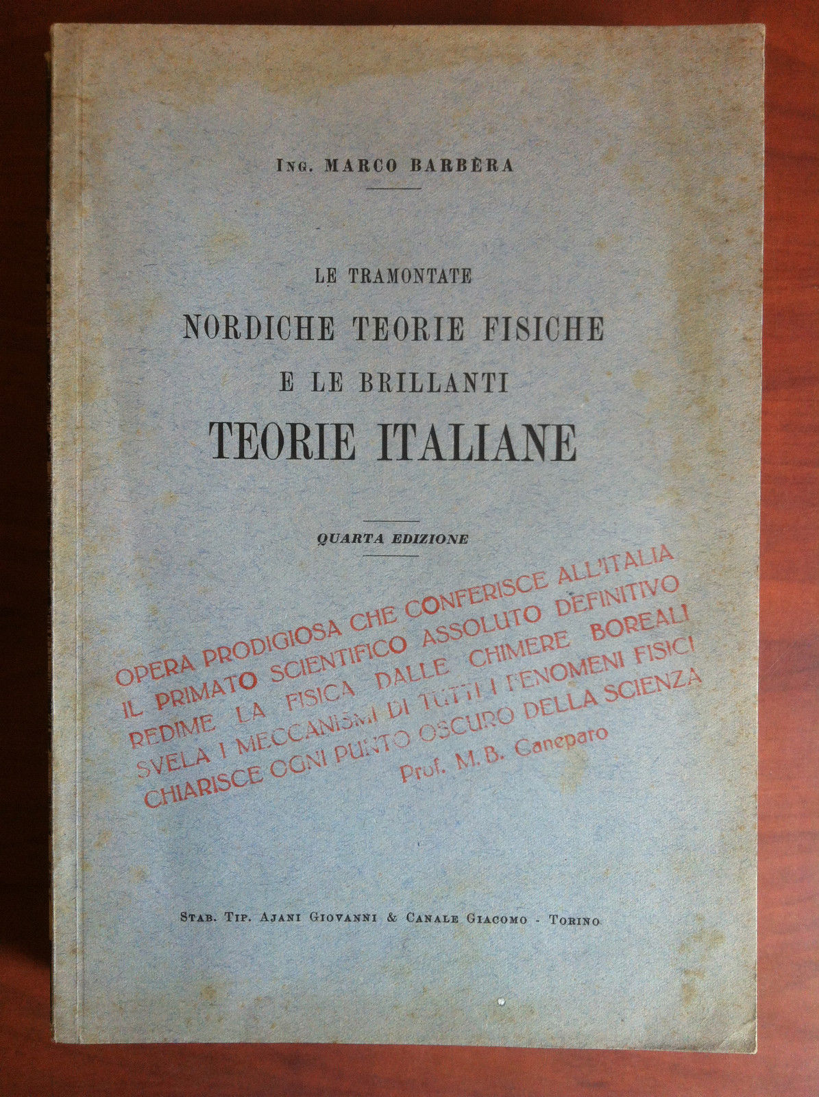Le tramontate nordiche teorie fisiche e le brillanti teorie italiane …