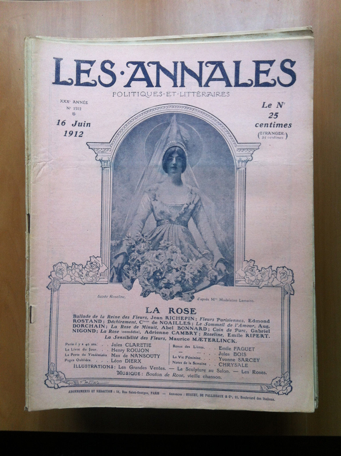 Les Annales politiques et littéraires XXX^ Année n^ 1512 - …