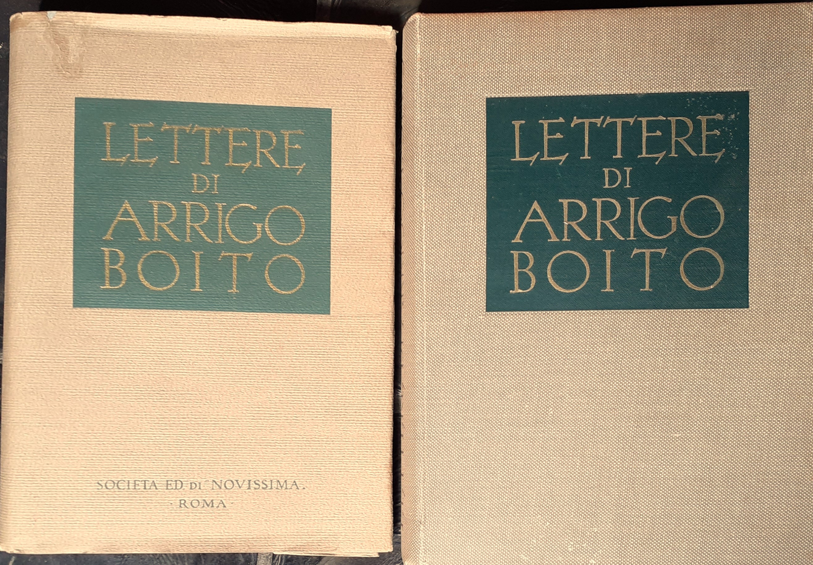 Lettere di Arrigo Boito Società Editrice di Novissima Roma 1932