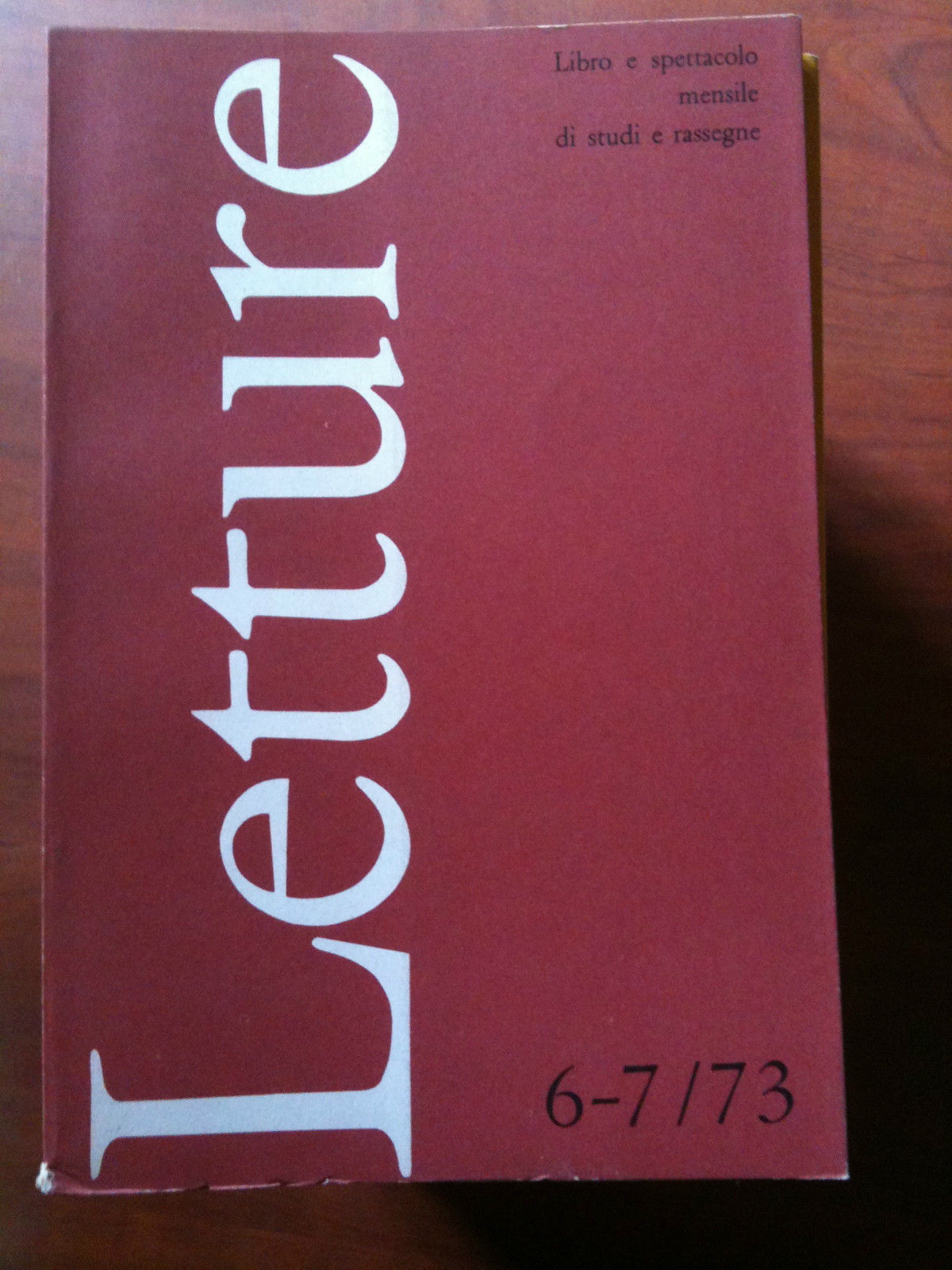 LETTURE rassegna critica del libro e dello spettacolo Anno XXVIII …