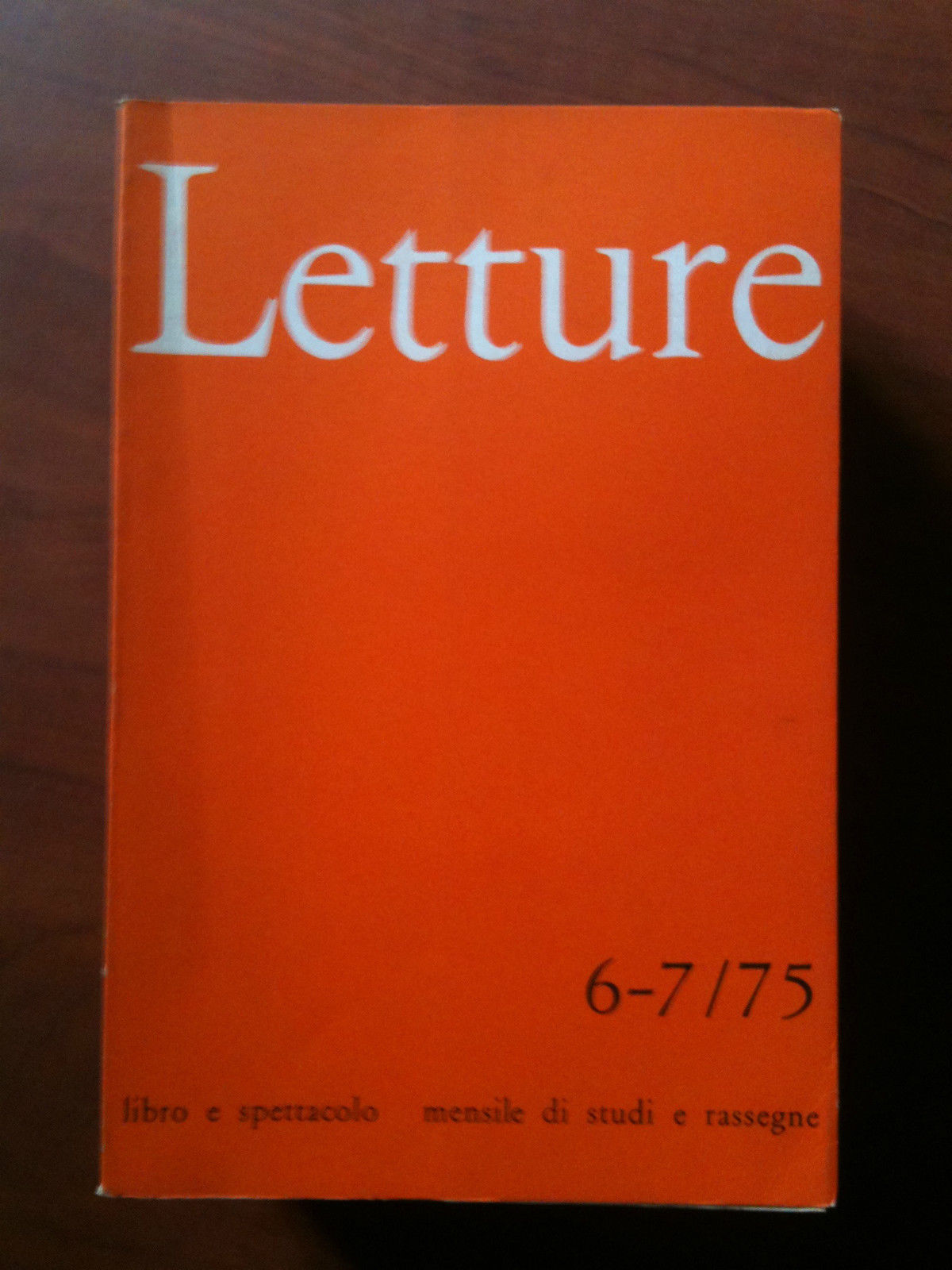 LETTURE rassegna critica del libro e dello spettacolo Anno XXX …