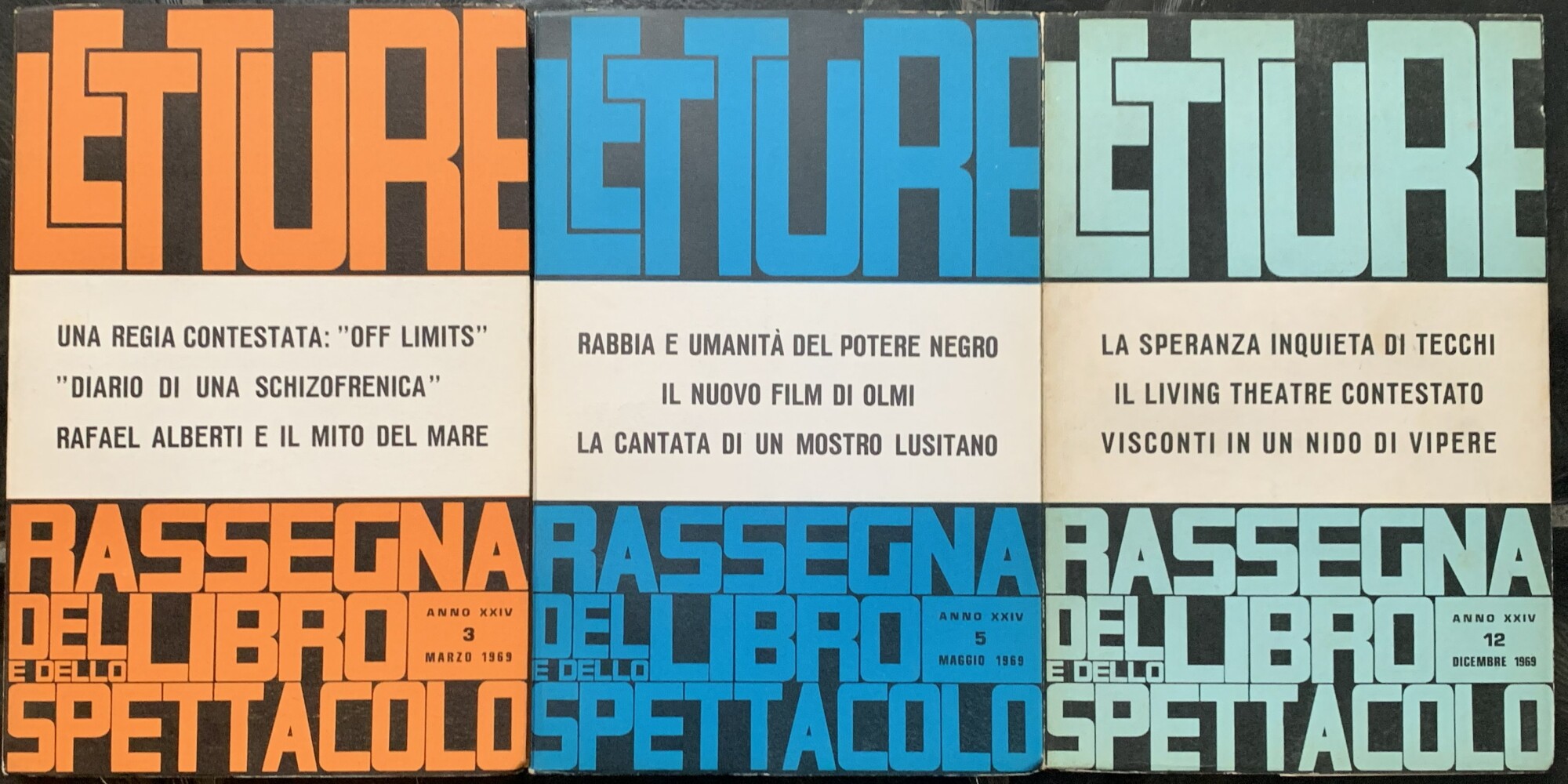 Letture rassegna del libro e dello spettacolo numeri 3/5/12 del …