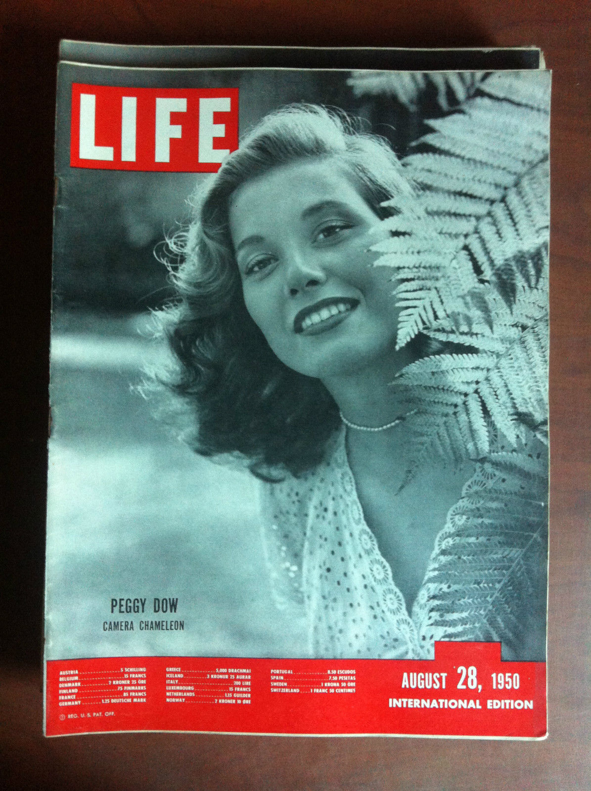 Life international Vol. 9 n^5 August 28, 1950 Cover Peggy …