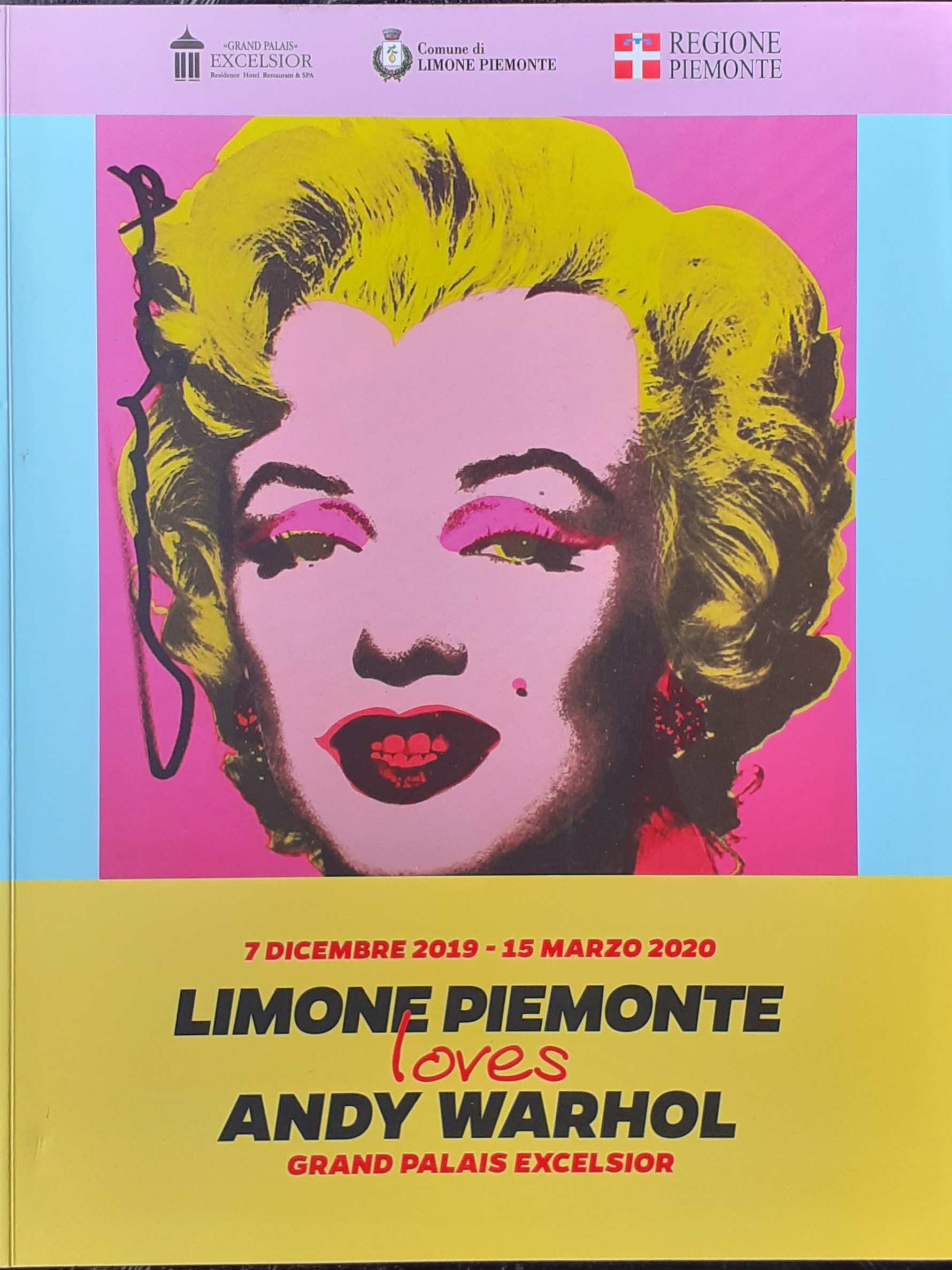 Limone Piemonte loves Andy Warhol grand Palais Excelsior 2019/20