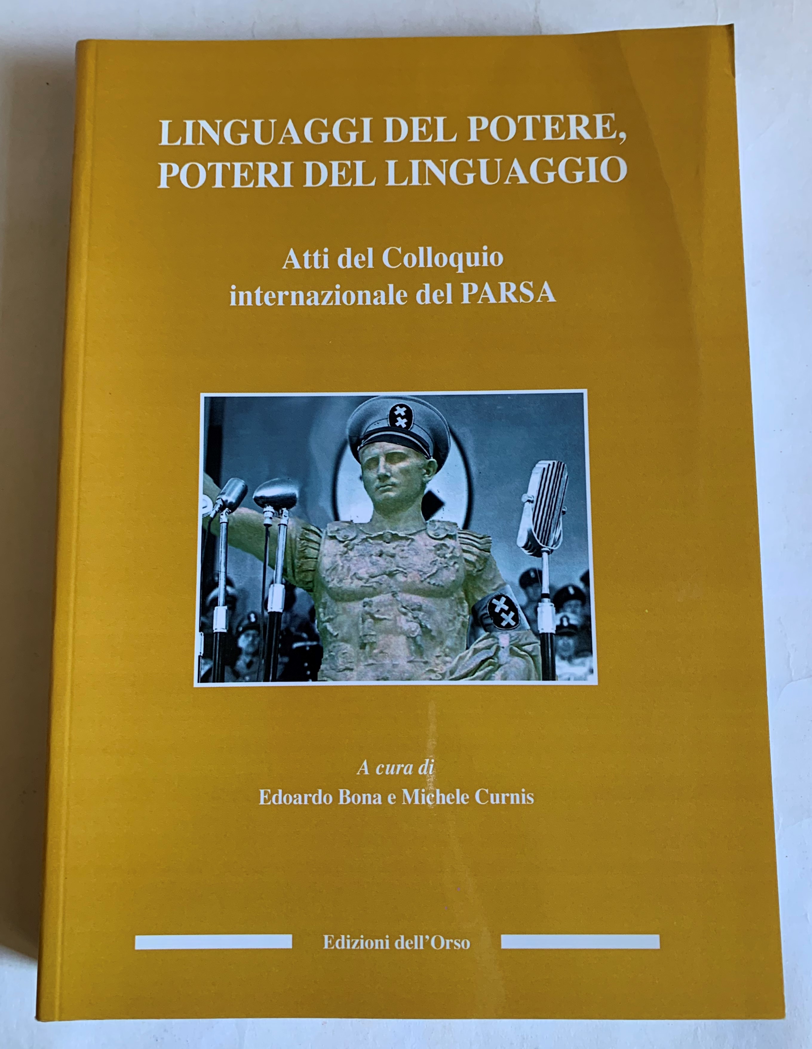 LINGUAGGI del POTERE, POTERI del LINGUAGGIO/ LANGAGES du POUVOIR, POUVOIRS …