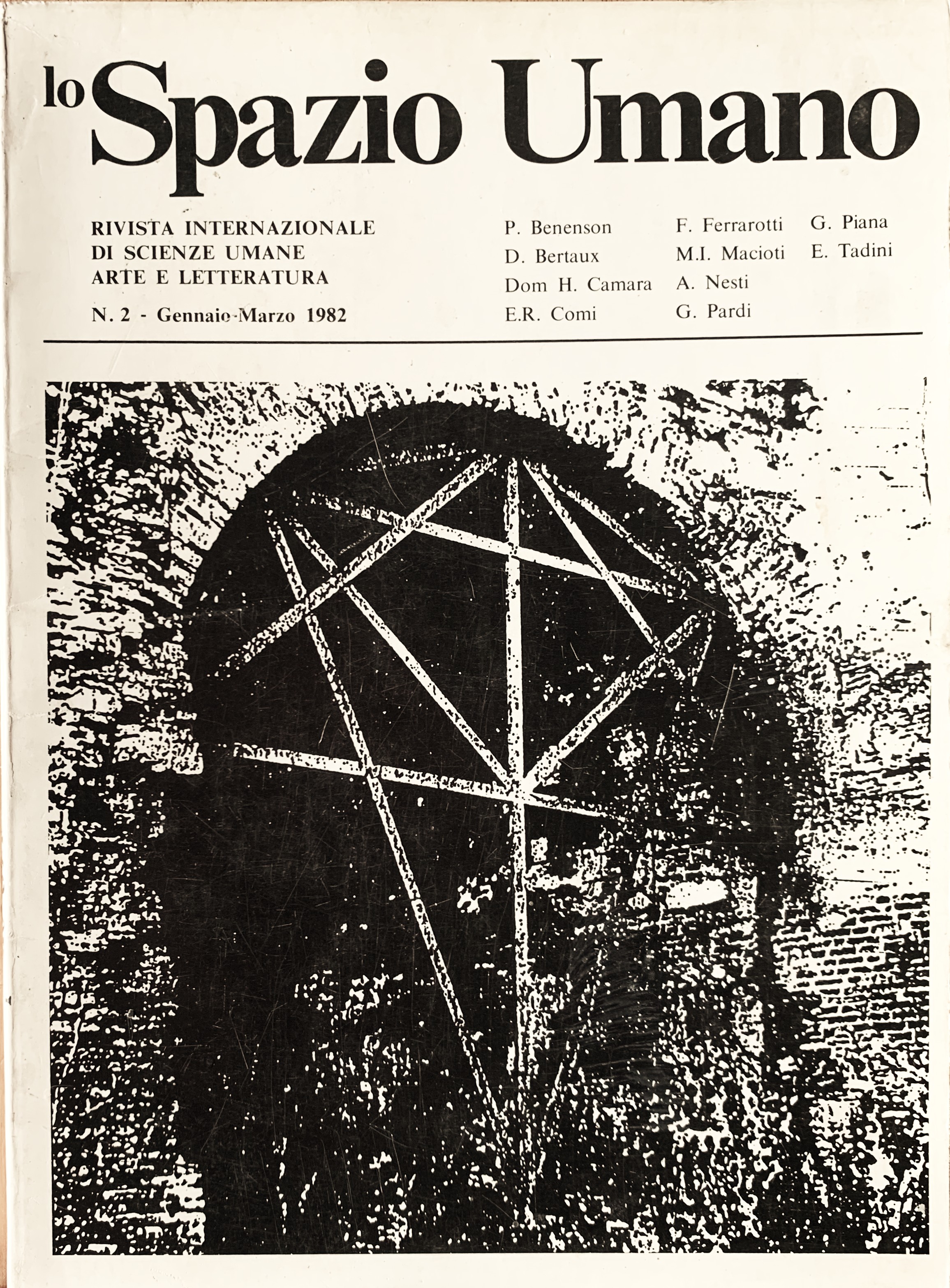 lo Spazio Umano. Rivista internazionale di Scienze umane, Arte e …