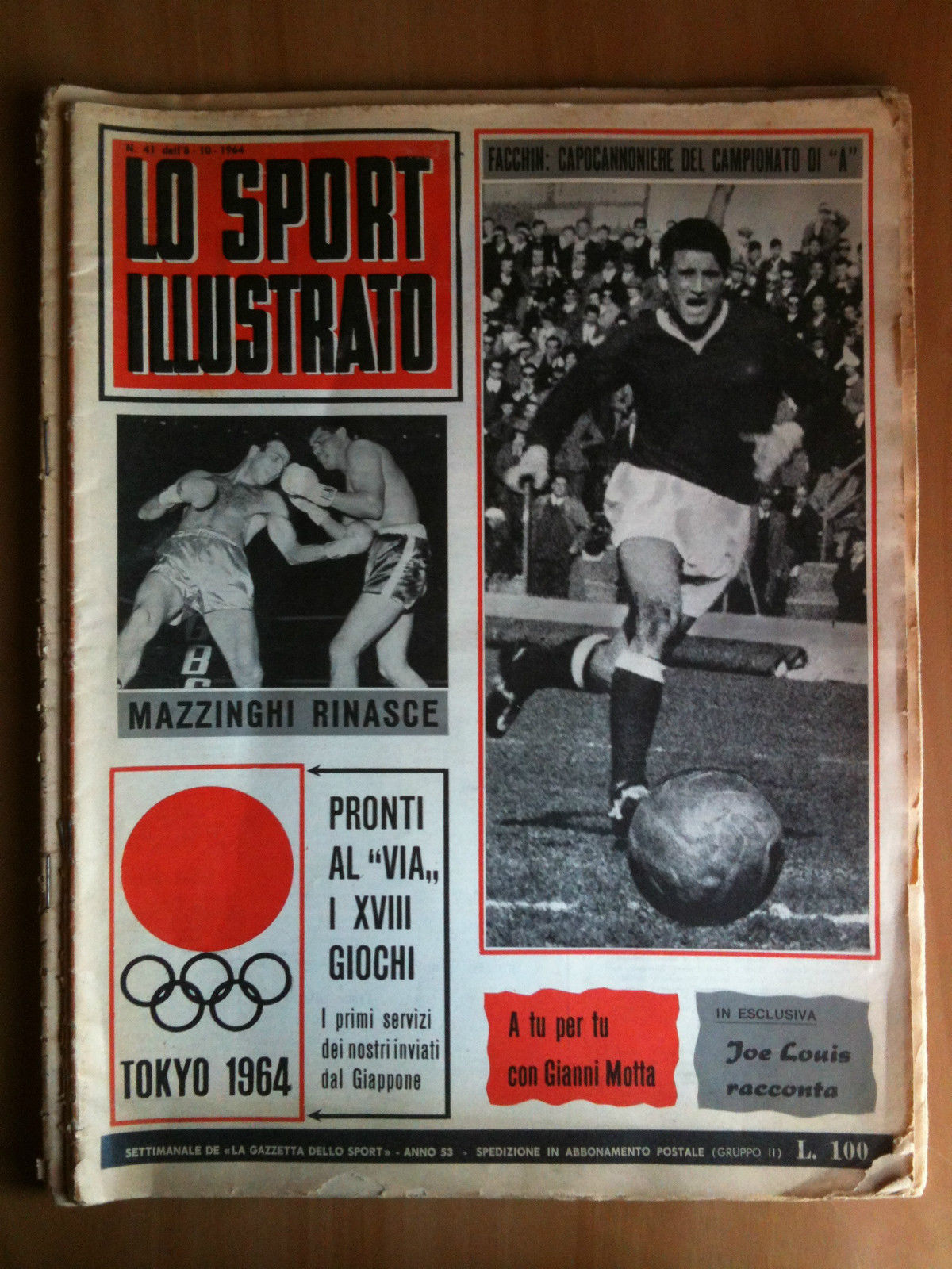 Lo Sport Illustrato n^ 41 Ottobre 1964 settimanale de "La …