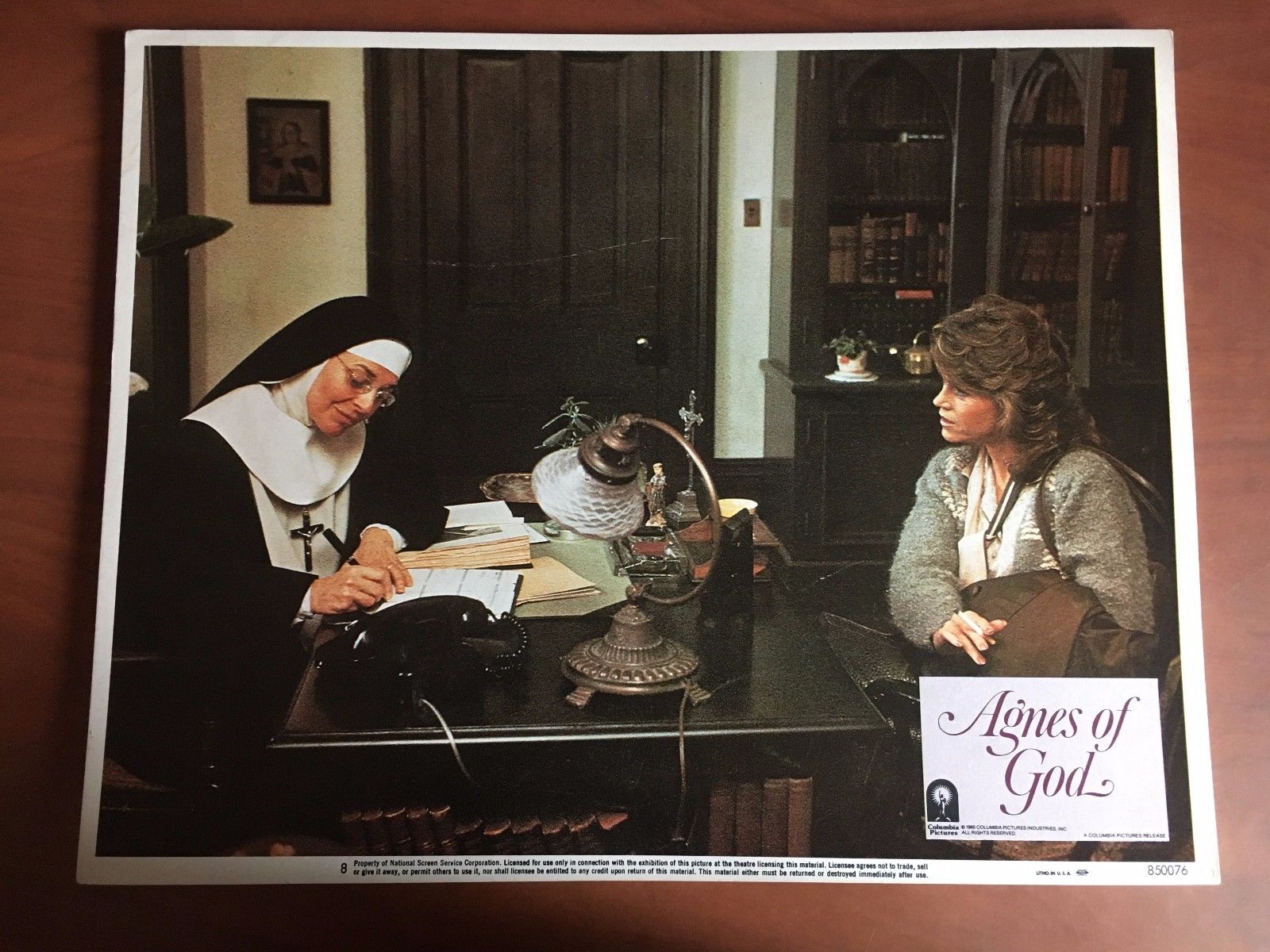 Locandina originale del film Agnes of God Columbia Pictures 1985 …