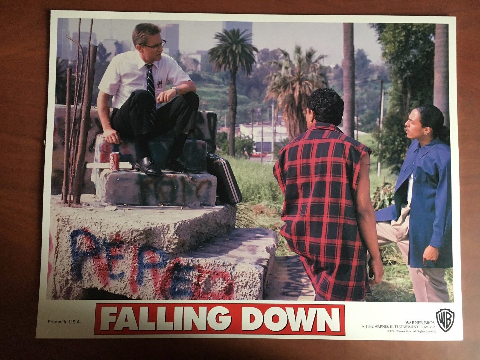 Locandina originale del film Falling down Warner Bros. Pictures 1993 …