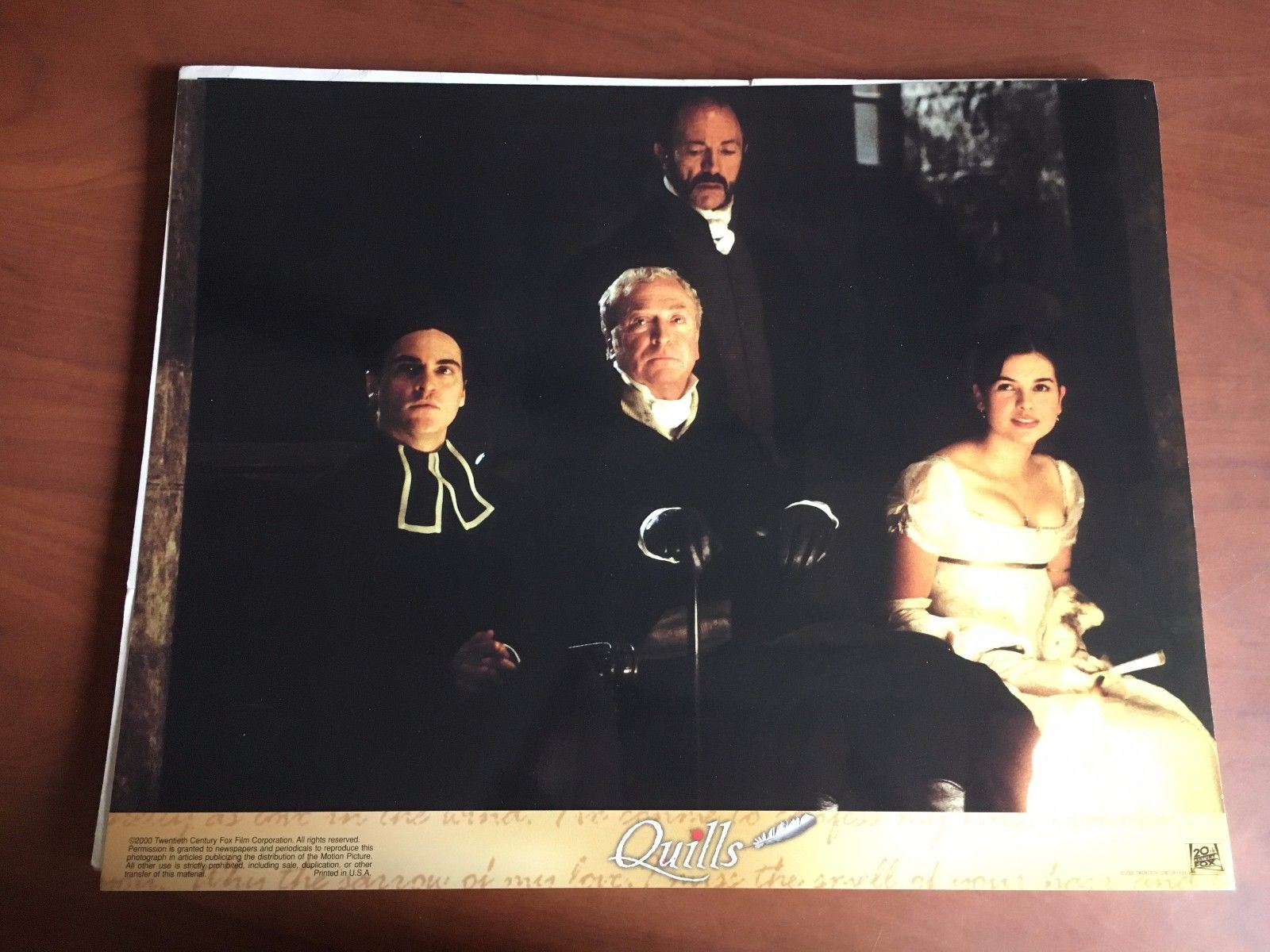 Locandina originale del film Quills Twentieth Century Fox 2000 - …