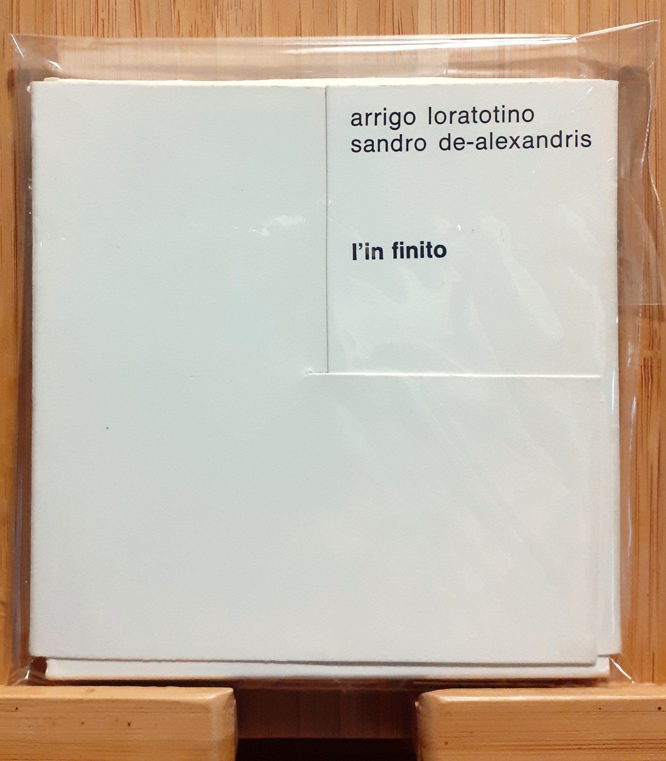 Loratotino-De-Alexandris "l'in finito" Poesia visiva 1969