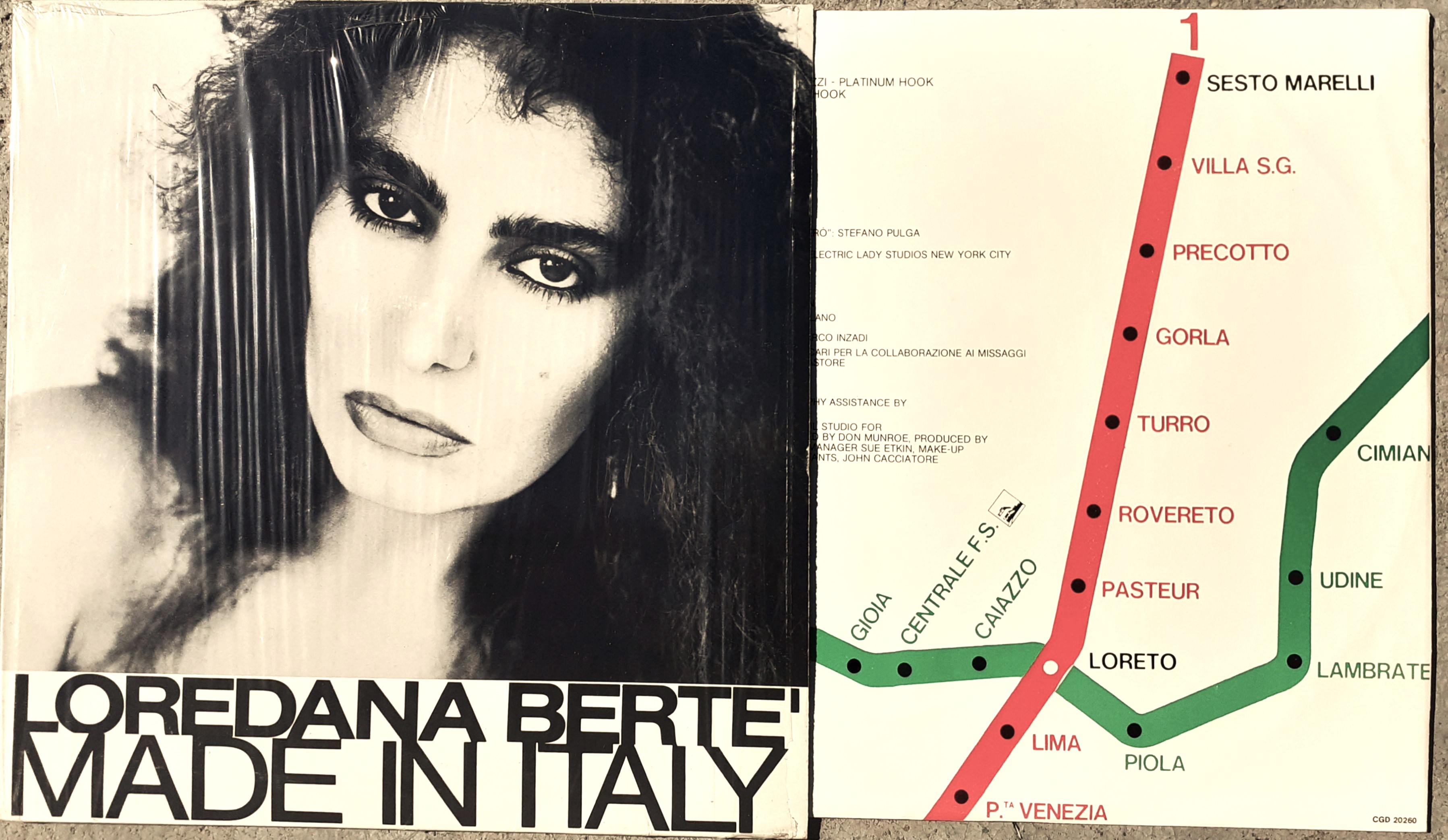 Loredana Bertè Made in Italy del 29/6/81 Cover concept Makos …