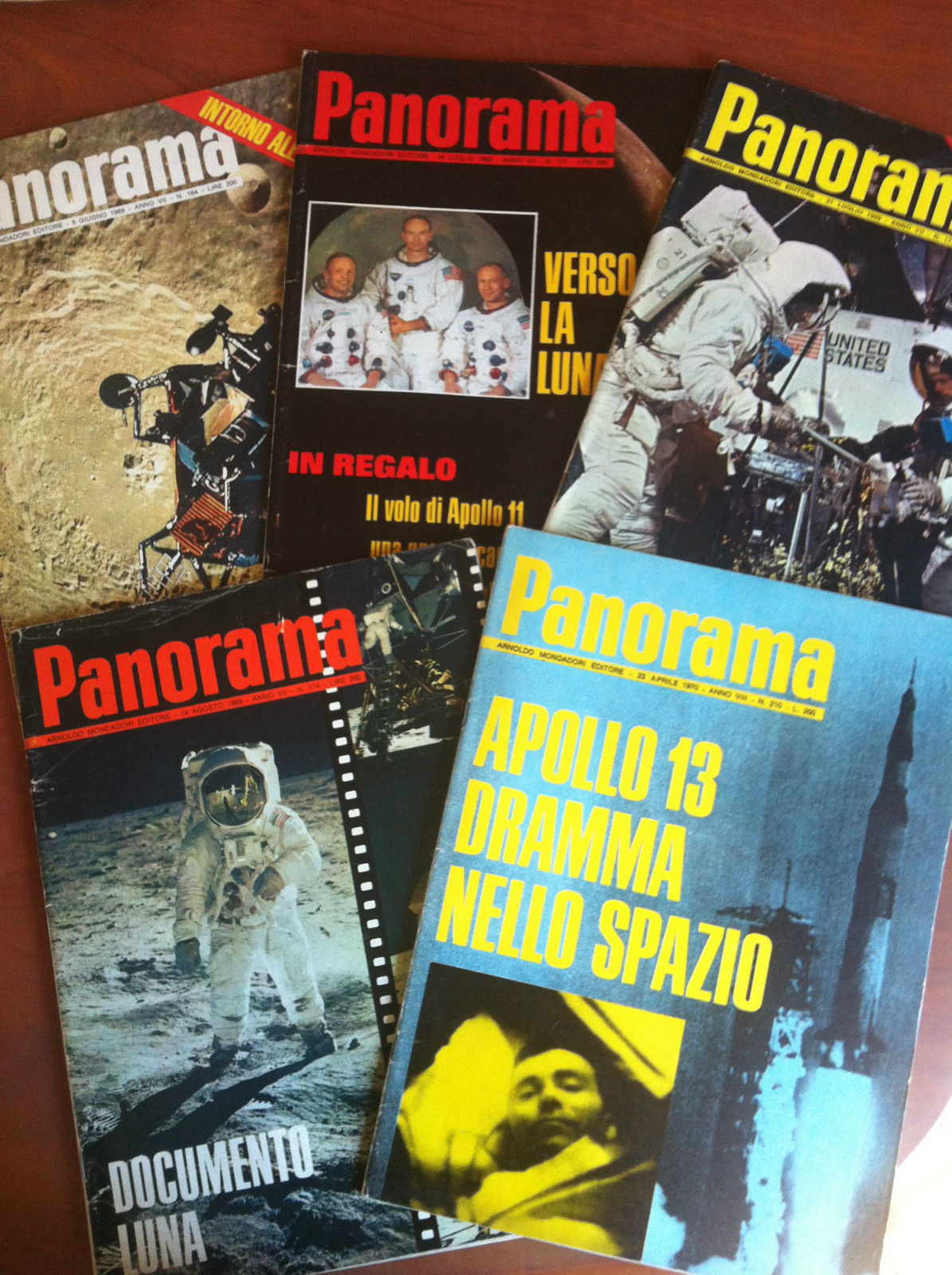 Lotto Panorama 5 numeri speciali missione Luna dal 1969 al …