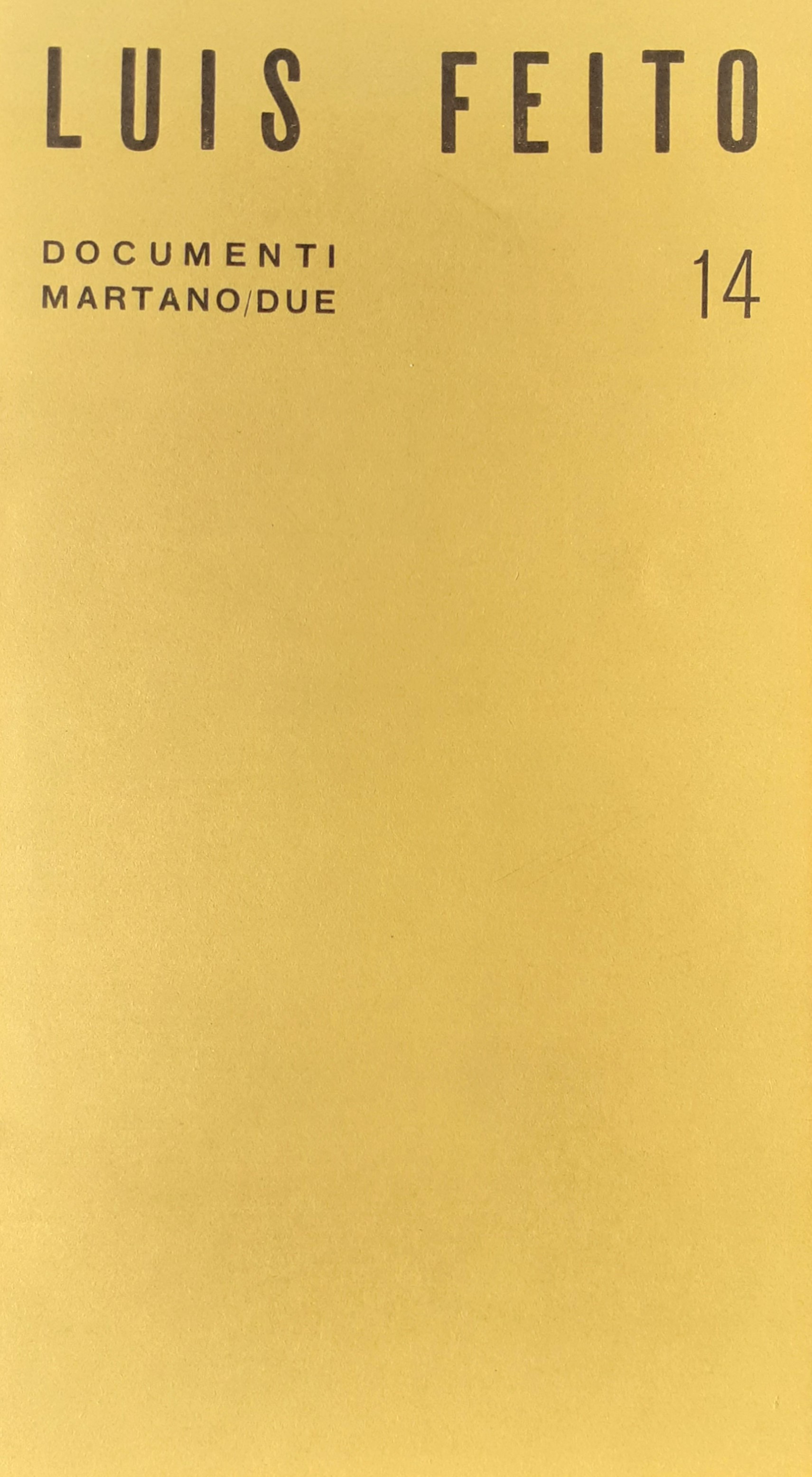 Louis Feito Documenti Martano due