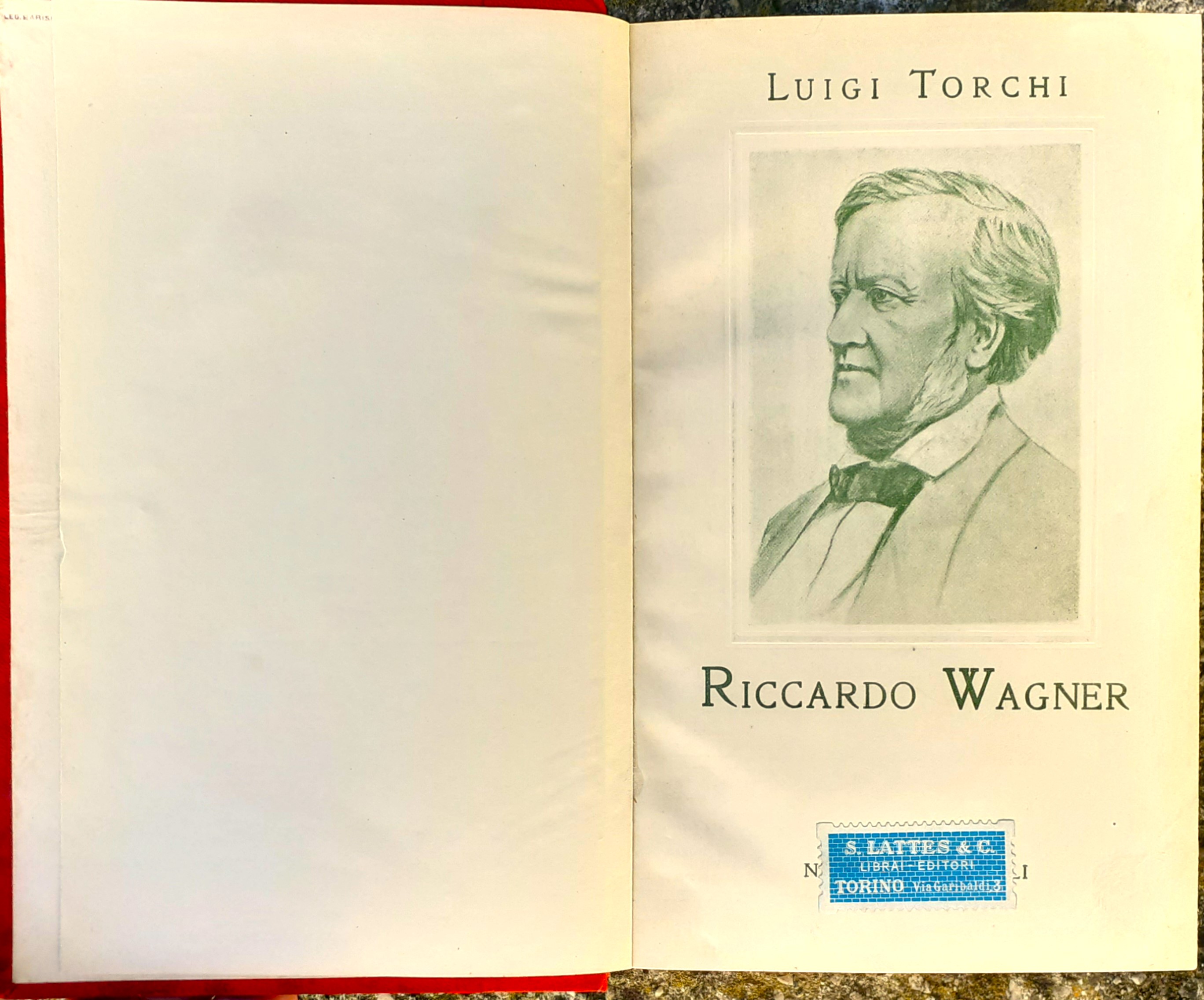 Luigi Torchi Riccardo Wagner Studio Critico Bologna Zanichelli Editore 1890