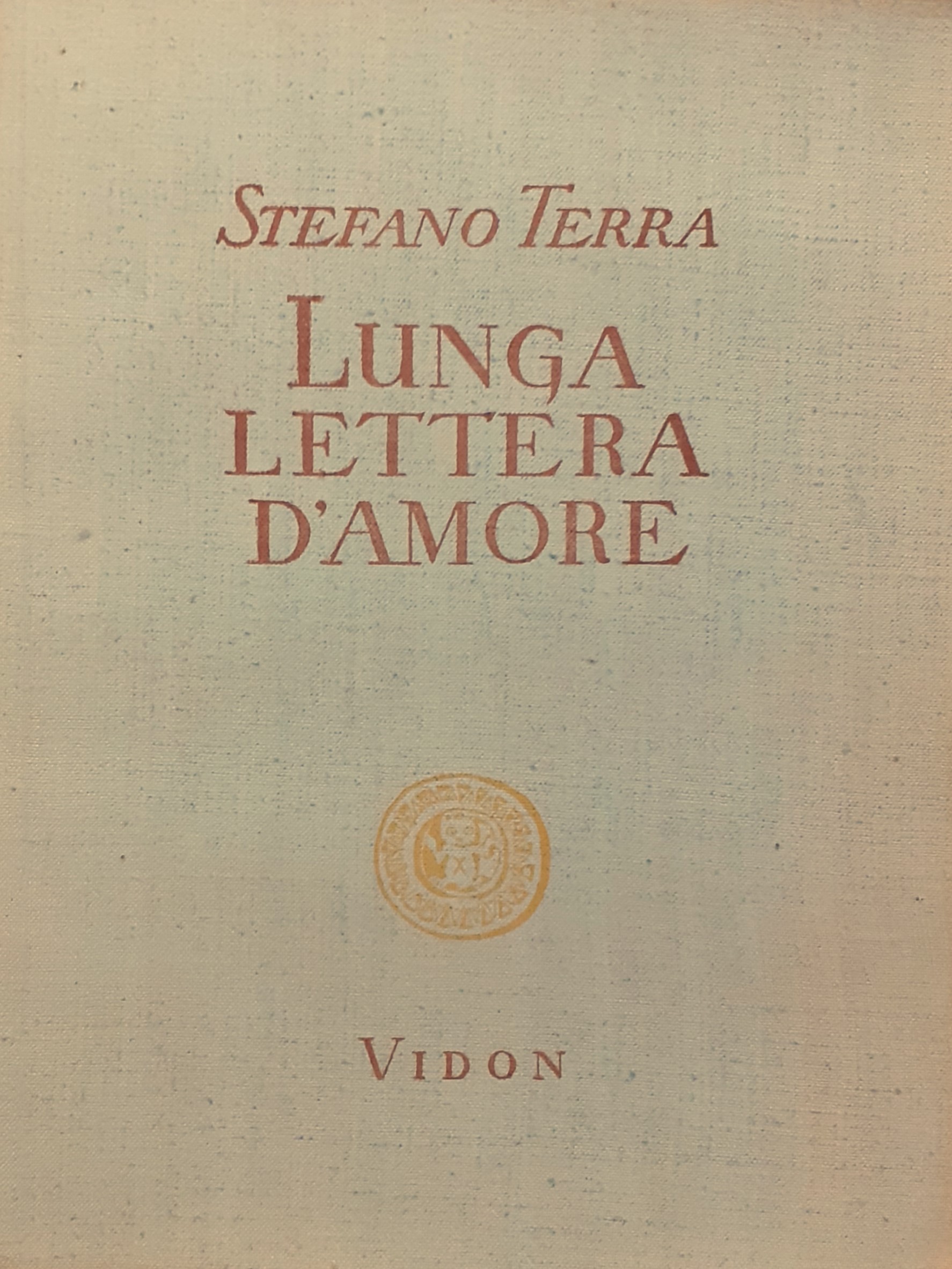 Lunga lettera d'amore Vidon Torino 1951