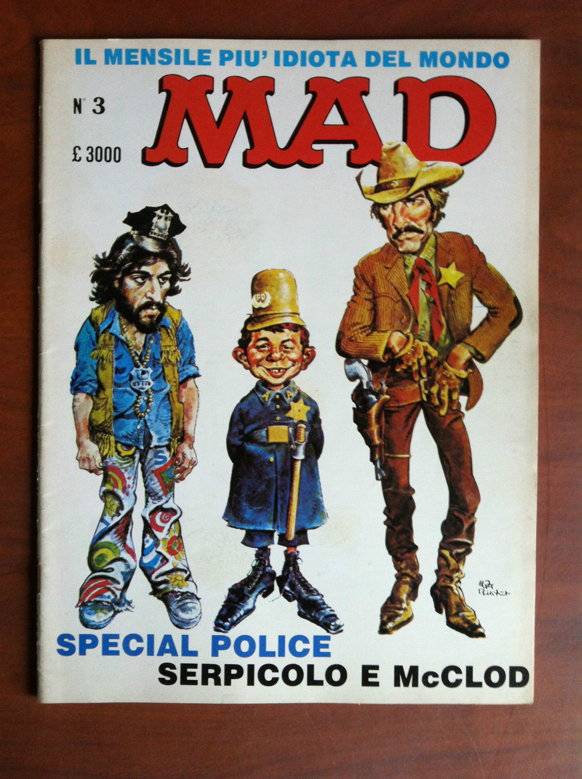 MAD n^ 3 Maggio 1985 Speciale Serpico e McClod Supplemento …