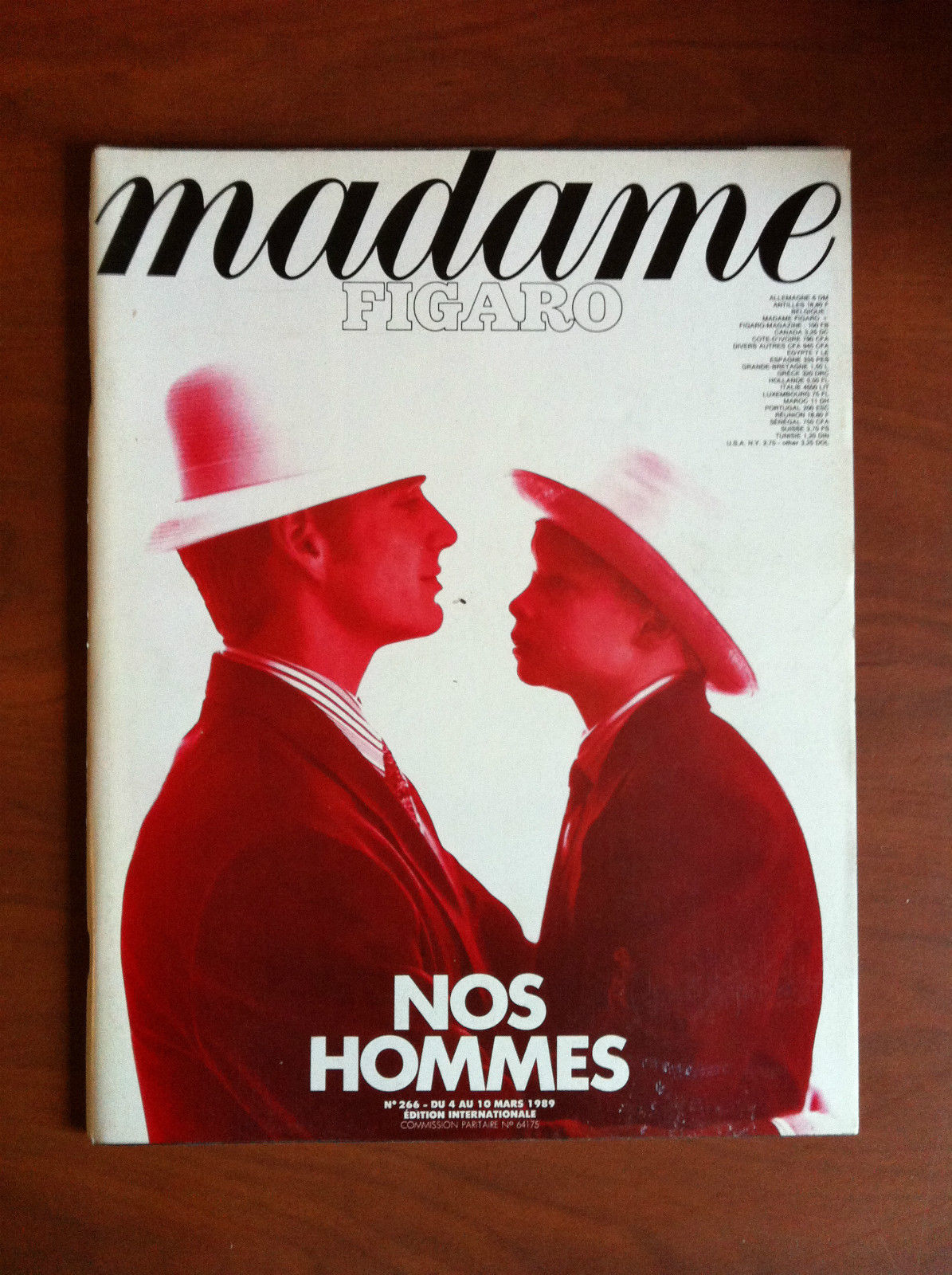 Madame Figaro n^ 266 du 4 au 10 Mars 1989 …