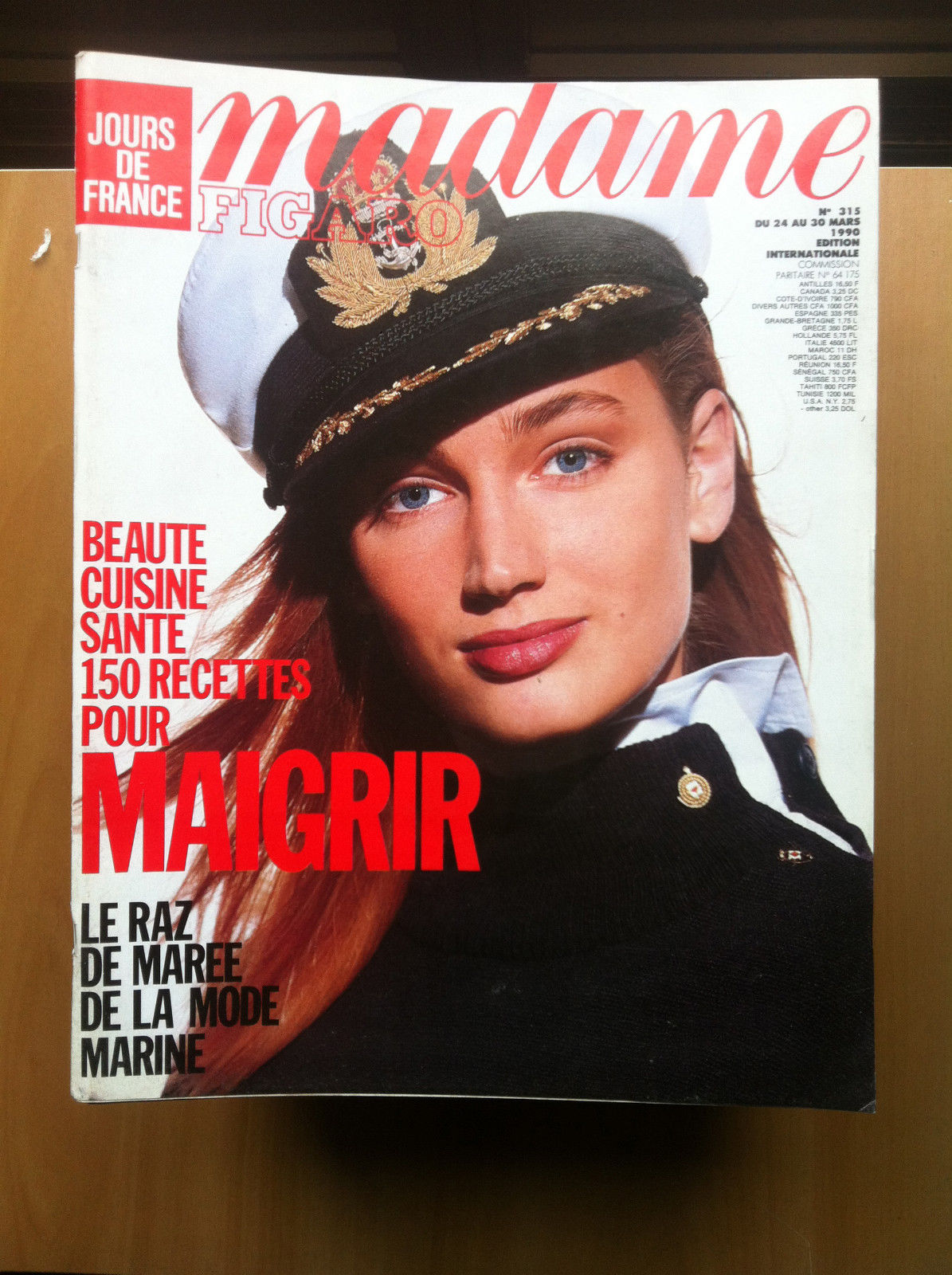 Madame Figaro n^ 315 Mars 1990 Couverture: MArtine Debrock - …