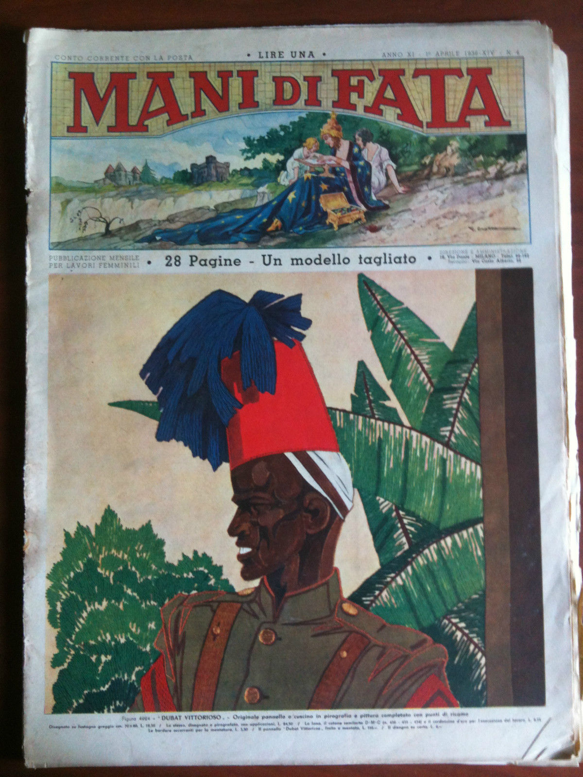 Mani di Fata Anno XI - 1^ Aprile 1936 XIV …