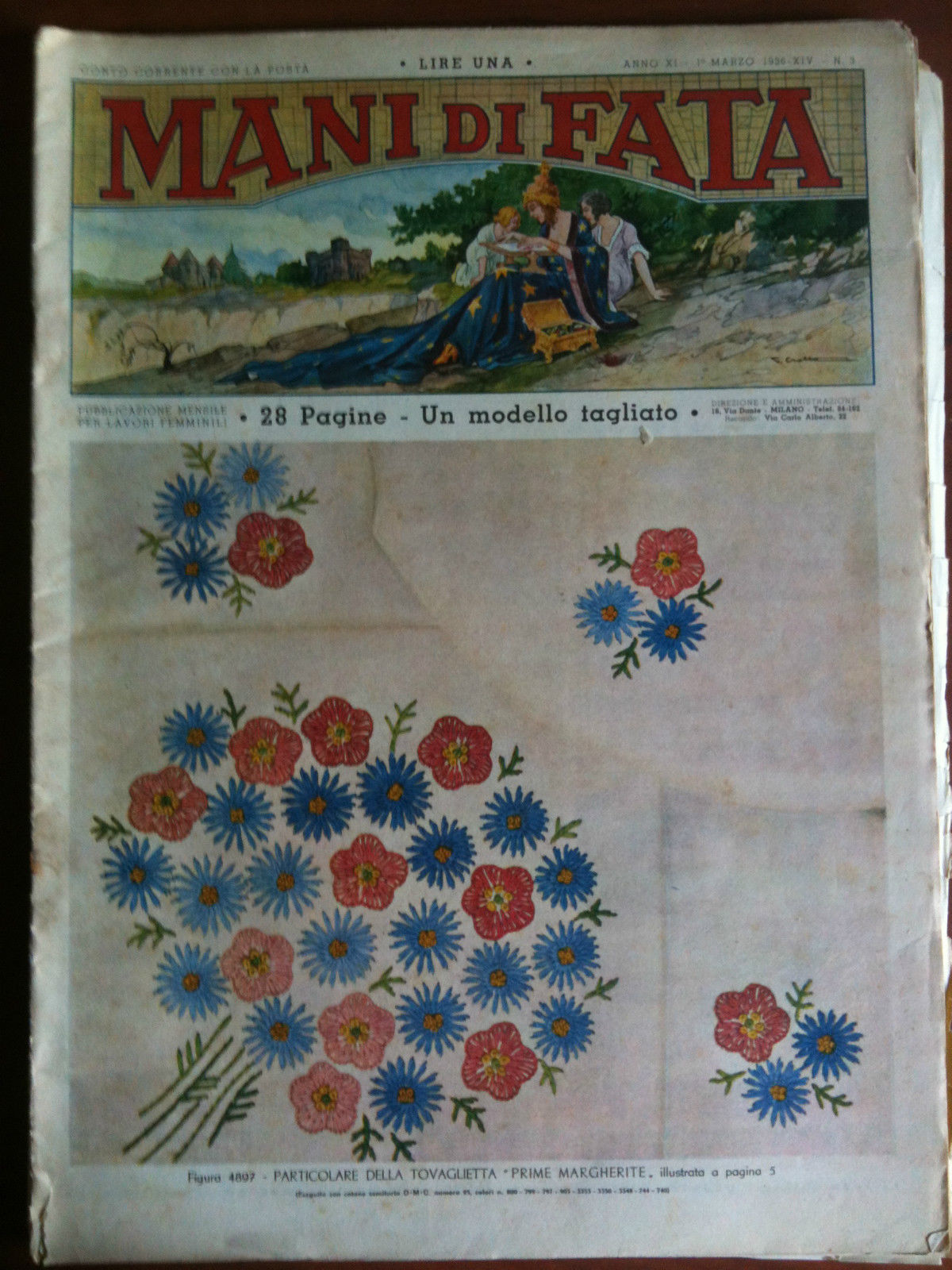 Mani di Fata Anno XI - 1^ Marzo 1936 XIV …