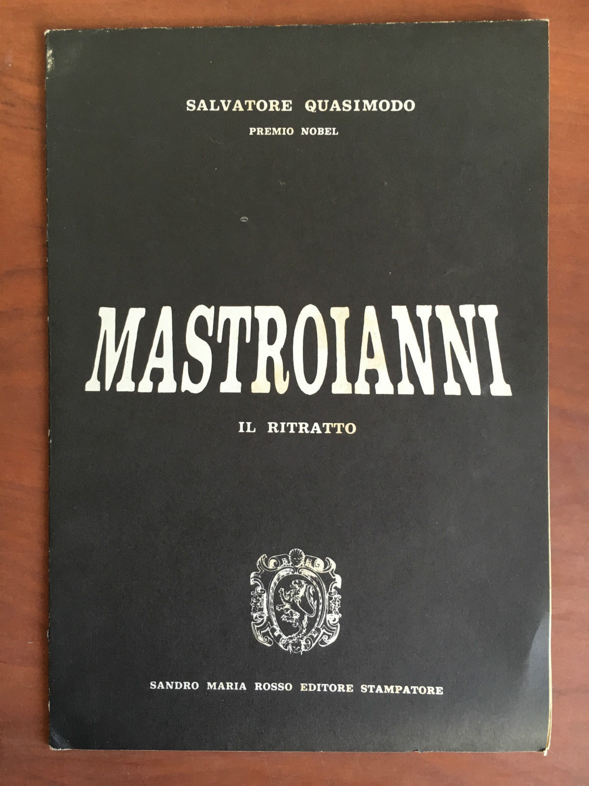 Manifesto della scultura di Mastroianni Salvatore Quasimodo 1964 - E20294
