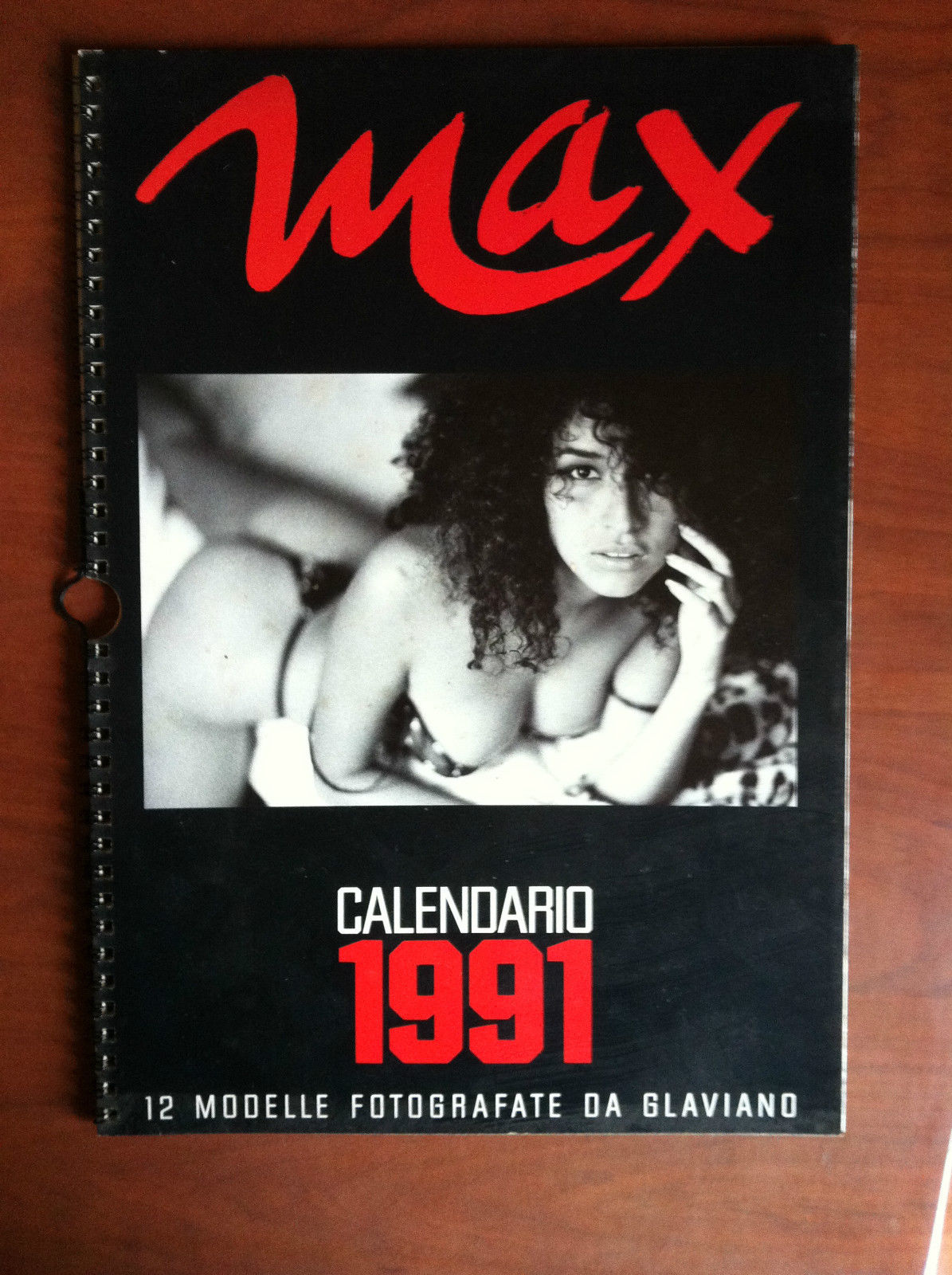 MAX calendario 12 modelle fotografate da Glaviano 1991 - E9748