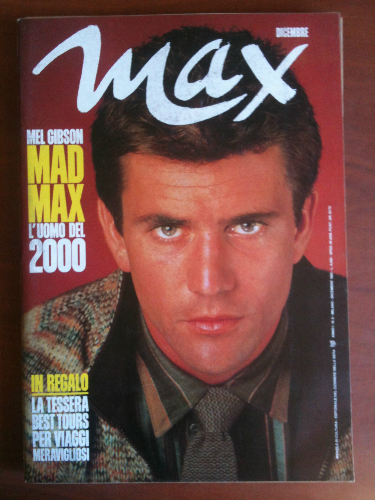 MAX Dicembre 1985 Cover: Mel Gibson - Kg 0,625