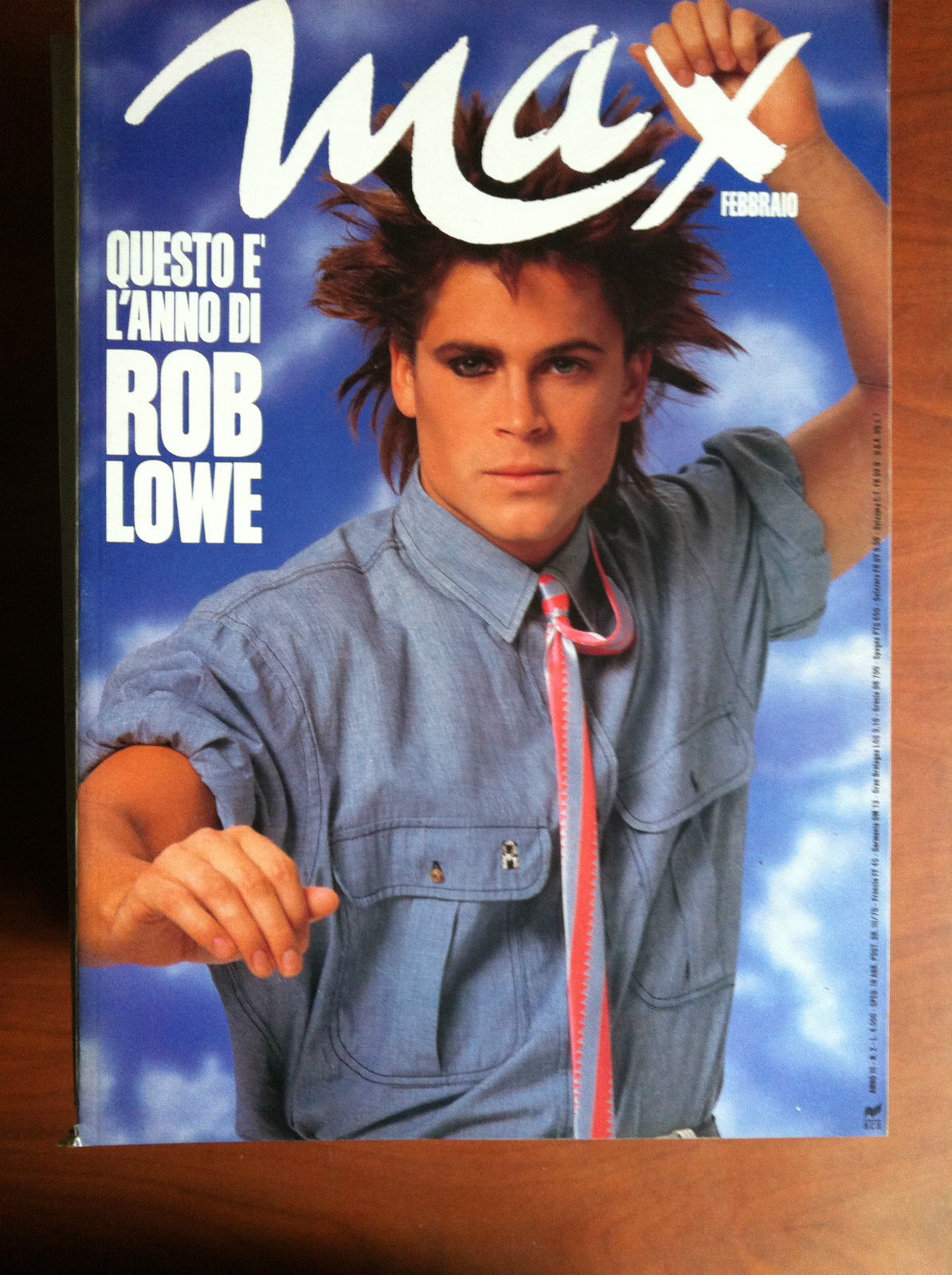 MAX Febbraio 1987 Cover: Rob Lowe - E8505