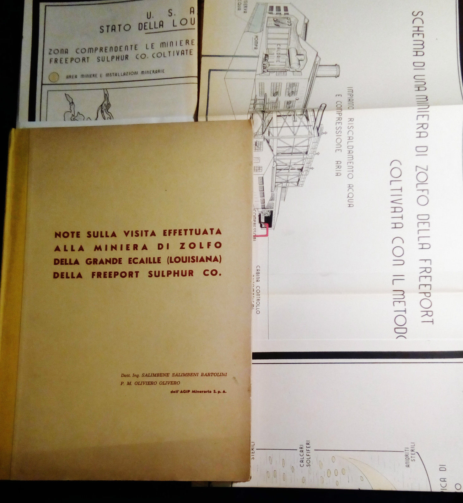 Miniera di zolfo Grande Ecaille Louisiana anni '50