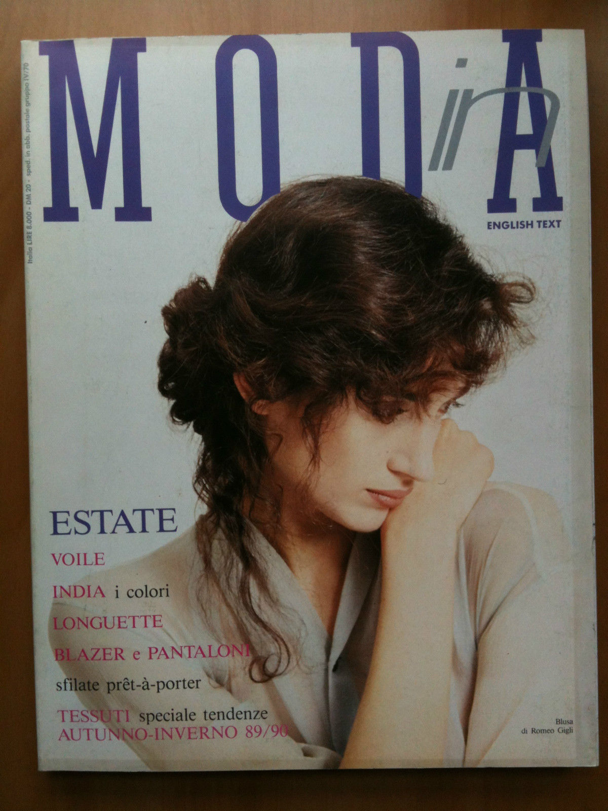 MODA IN n^ 50 Gennaio/Marzo 1989