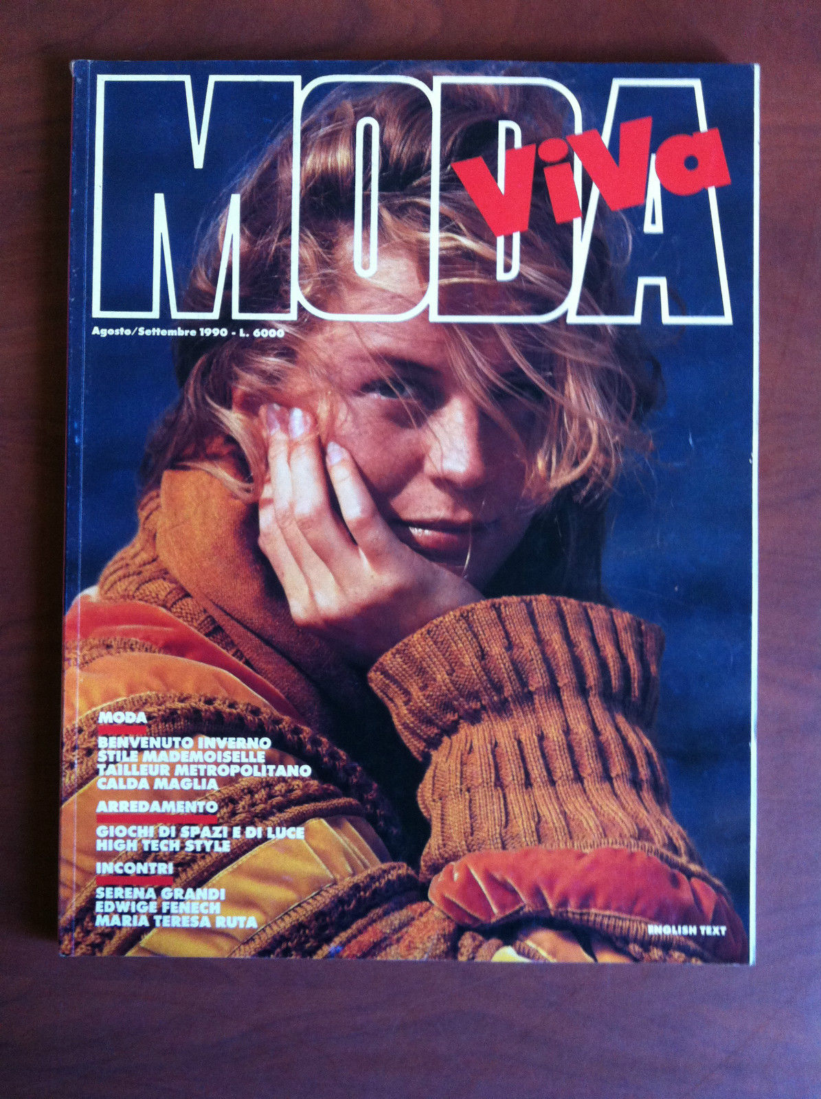 MODA VIVA Anno V n^ 37 Agosto/Settembre 1990 - E9967